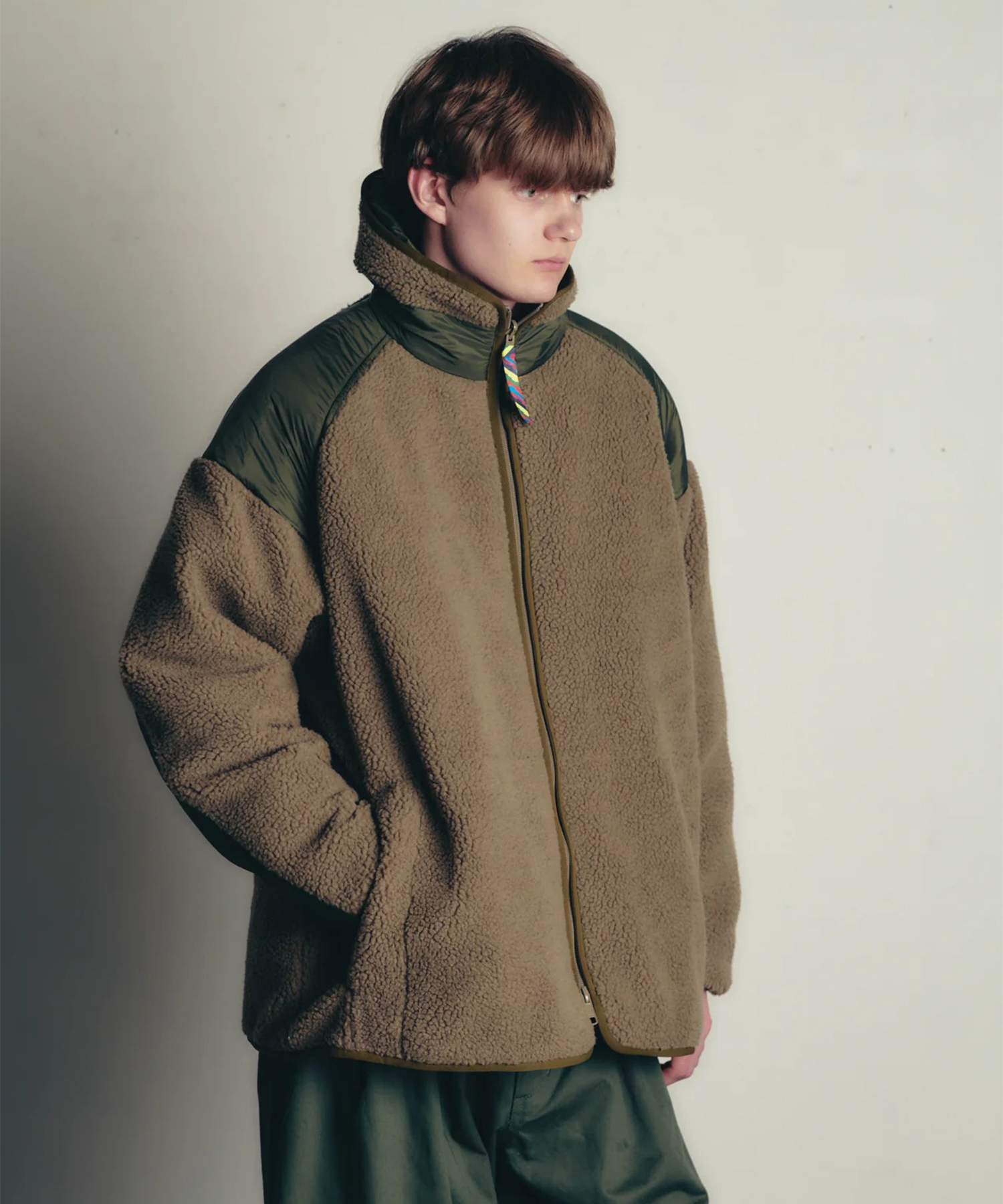 REVERSIBLE FLEECE DOWN JACKET is-ness×TAION TAION/TAION EXTRA