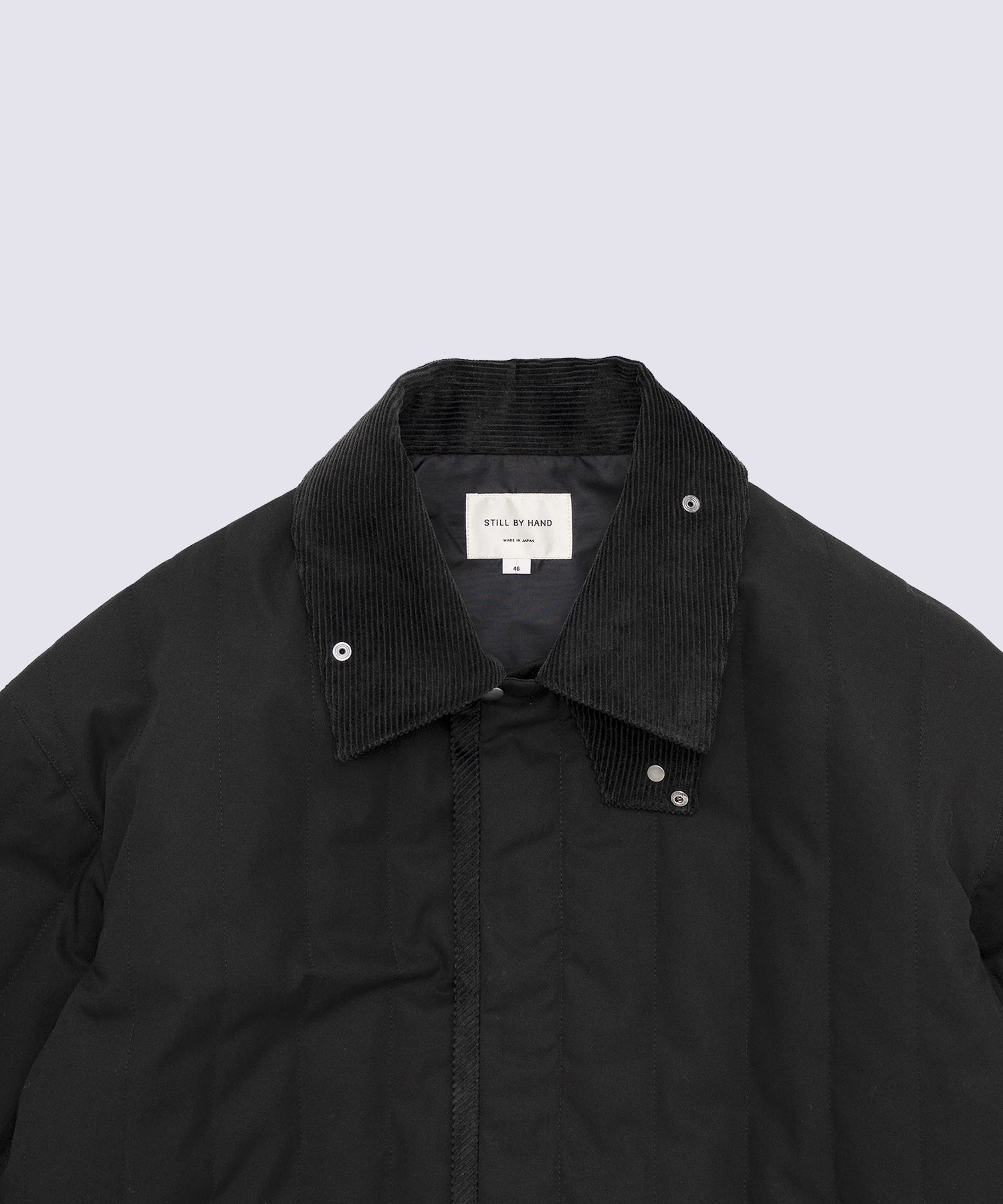 Quilted half coat STILL BY HAND