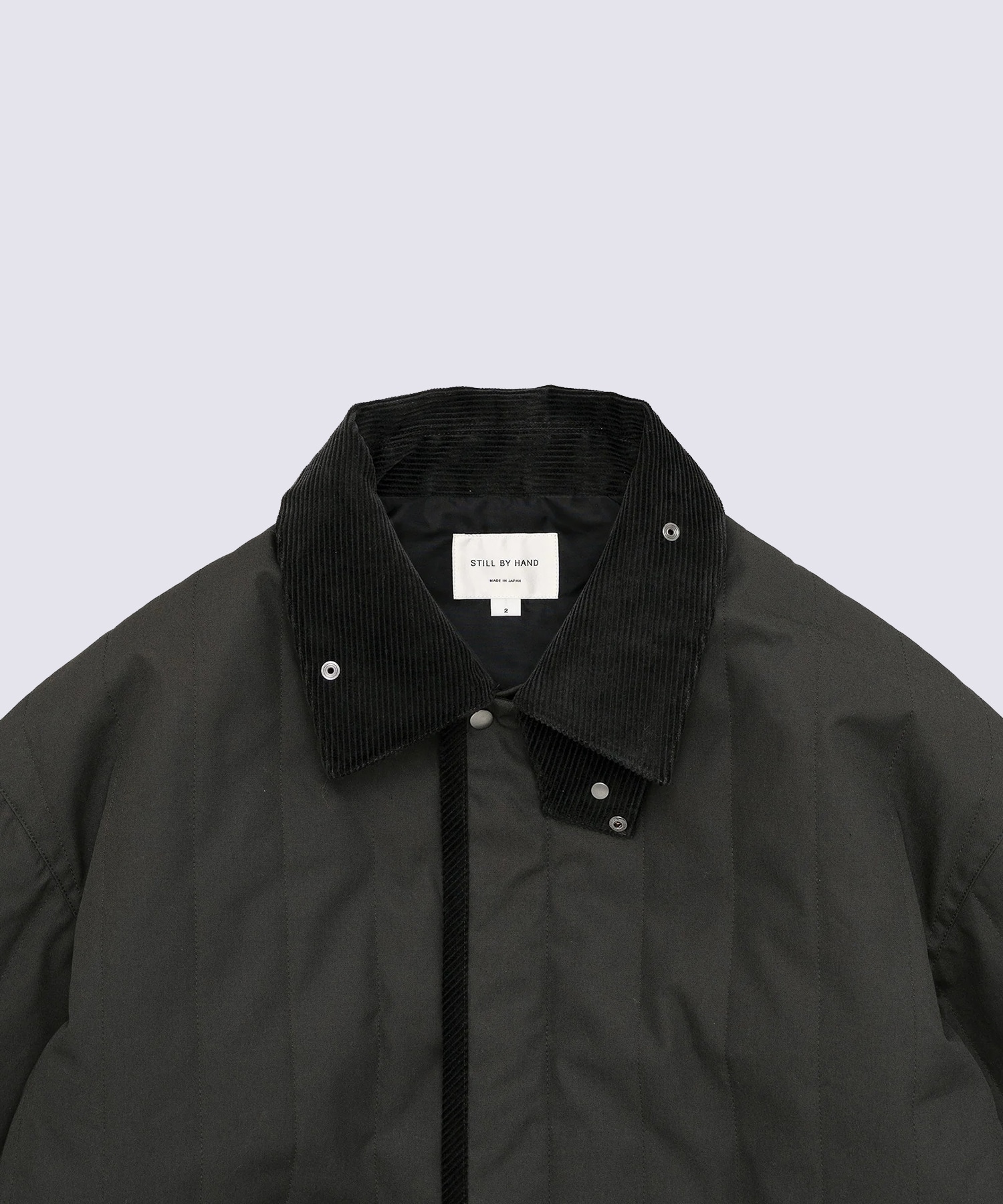 Quilted half coat STILL BY HAND