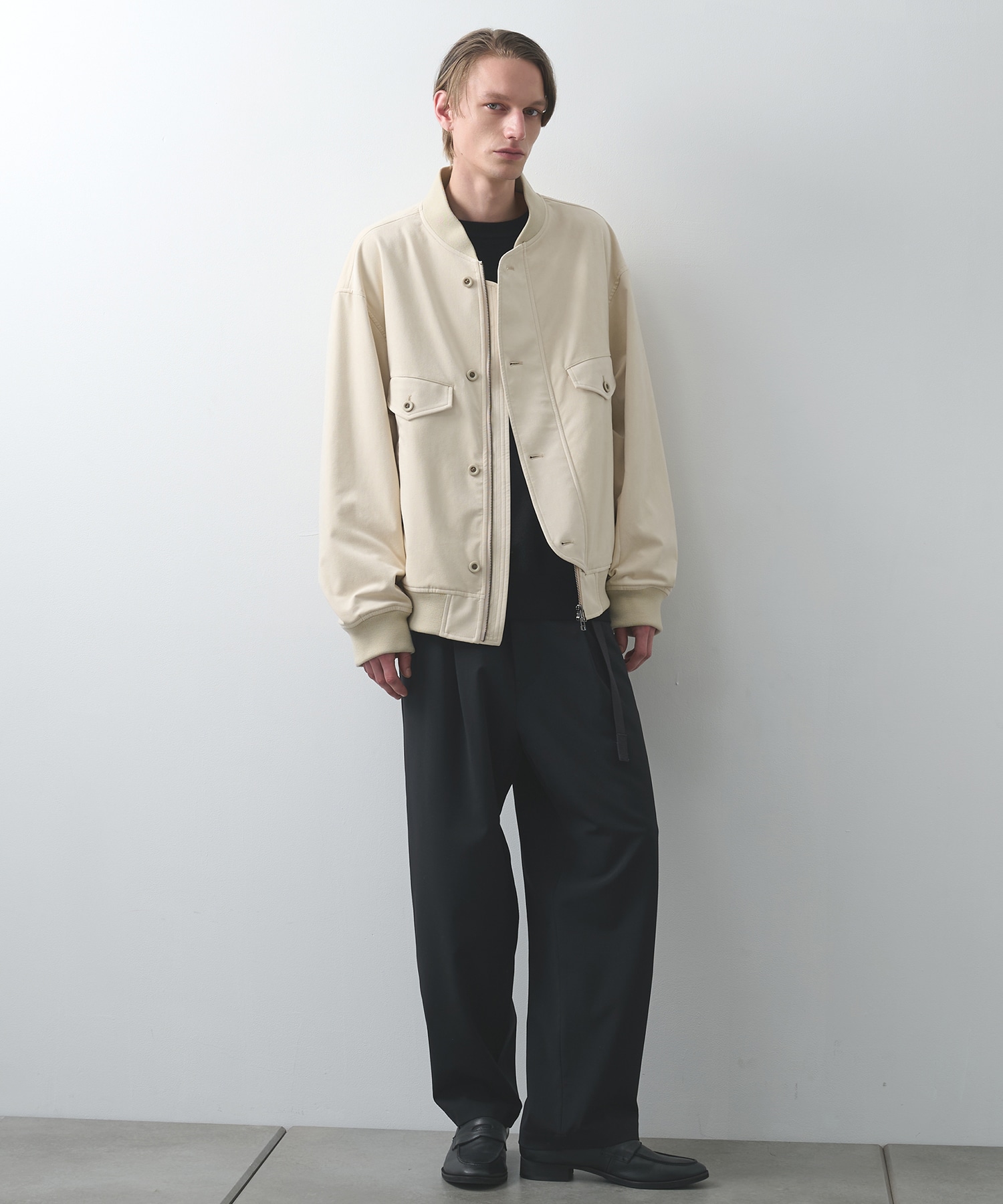 別注 4 Pockets Zip-up Rib Blouson UJOH HOMME
