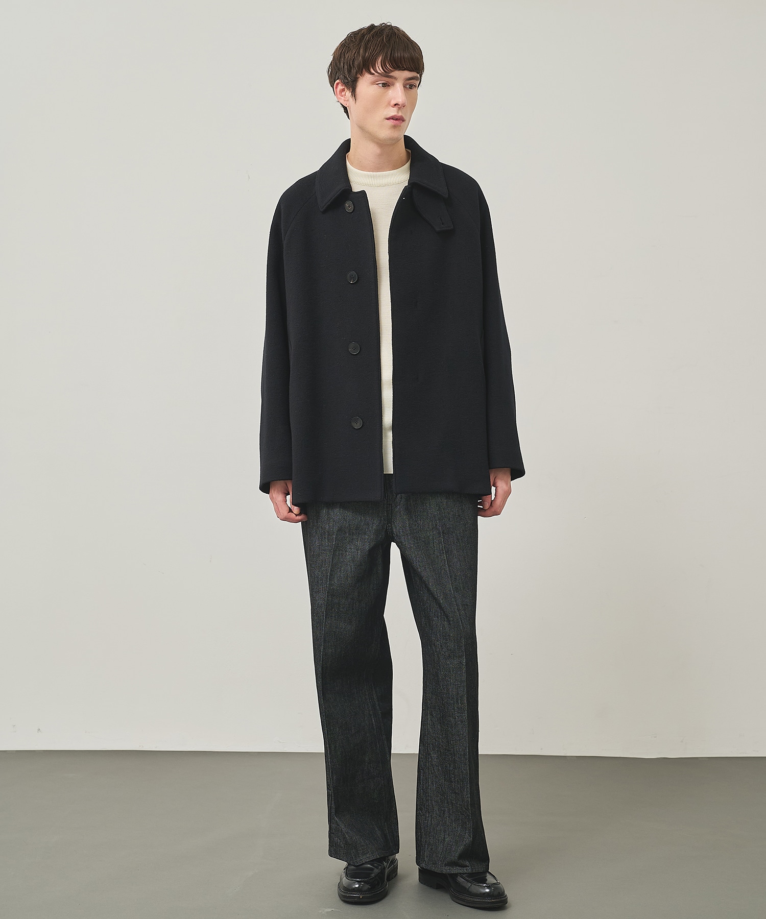 Cashmere Beaver Short Coat STUDIOUS