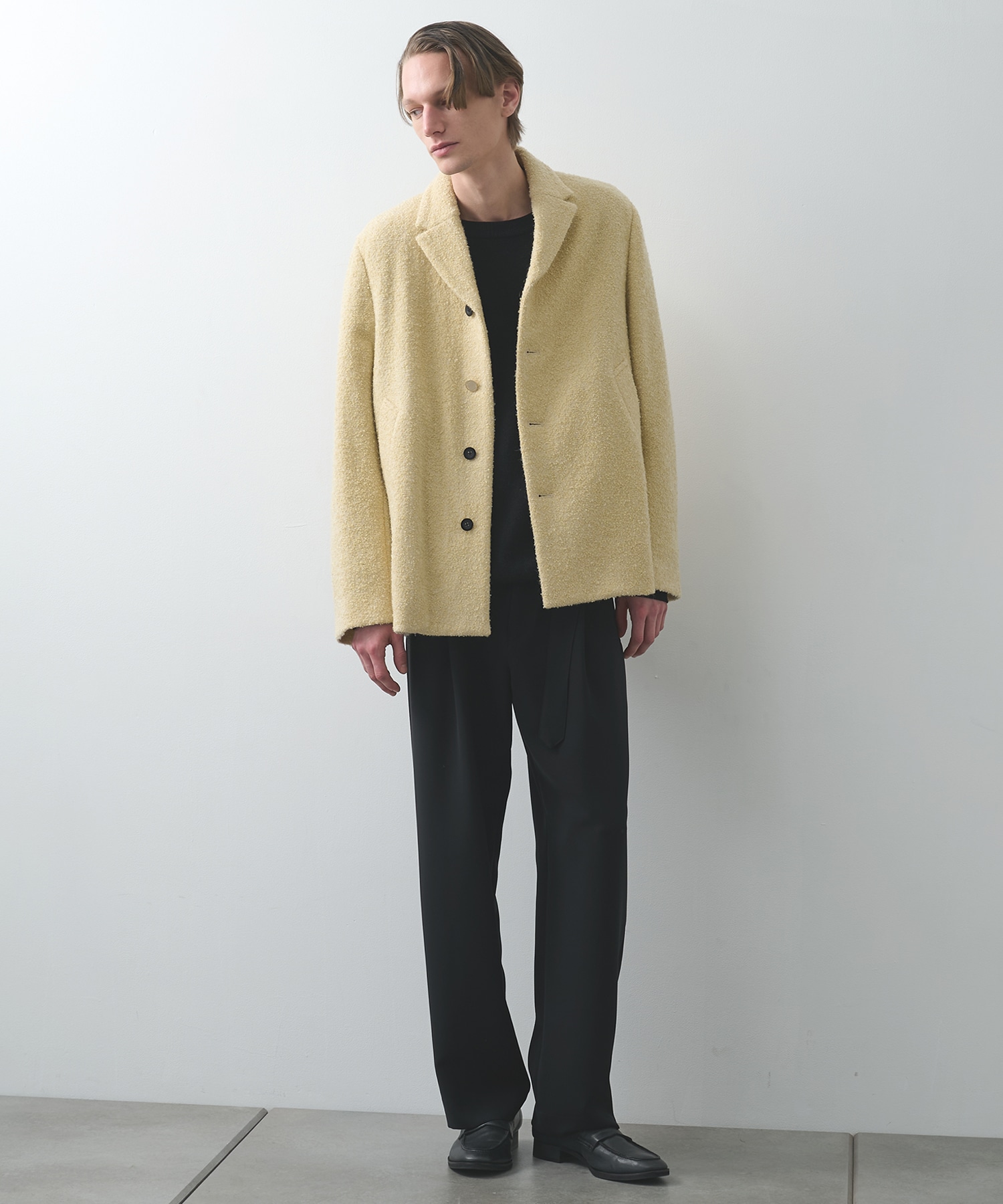 Mohair Wool Short Coat CULLNI