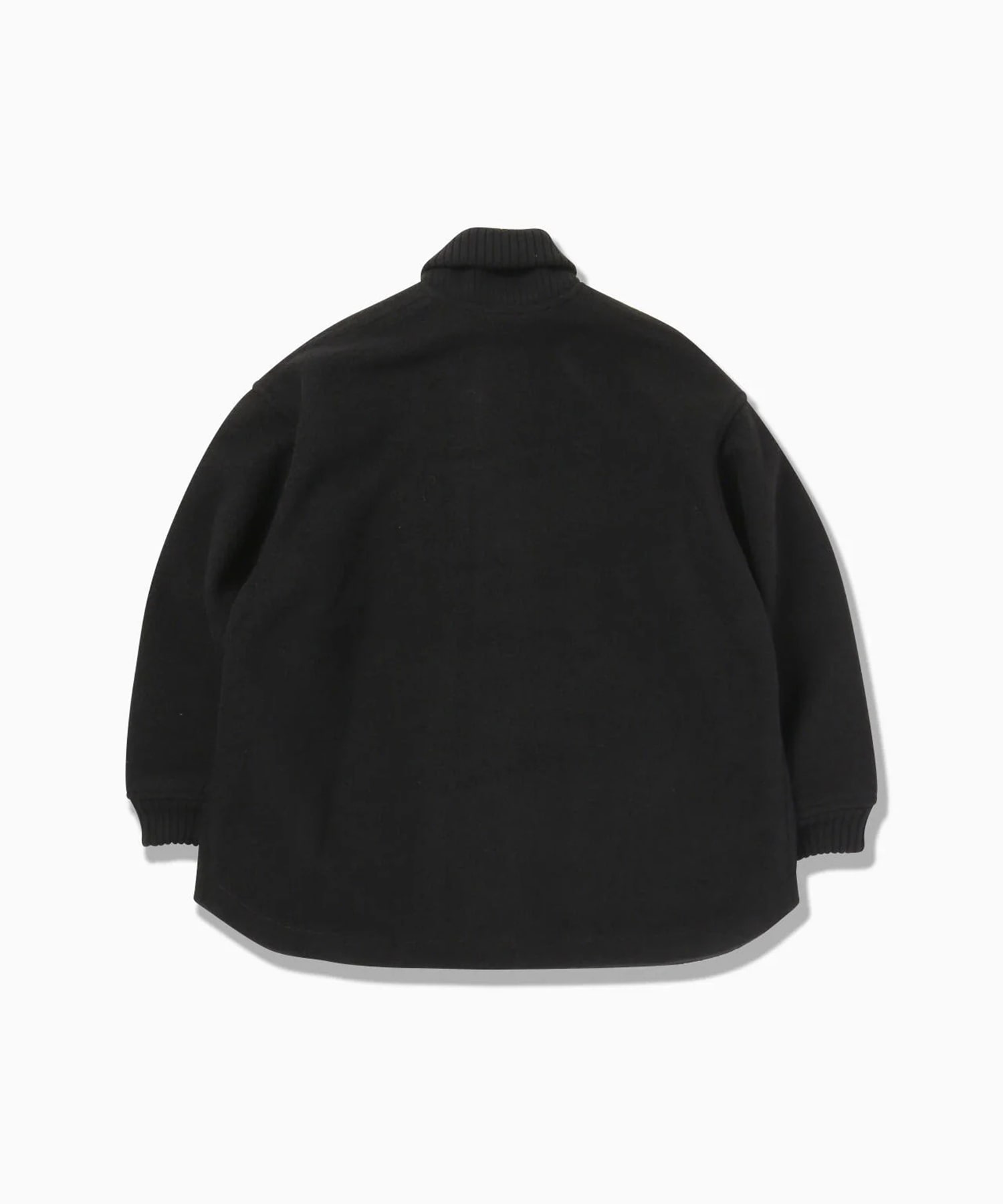 wool shaggy jacket long and wander