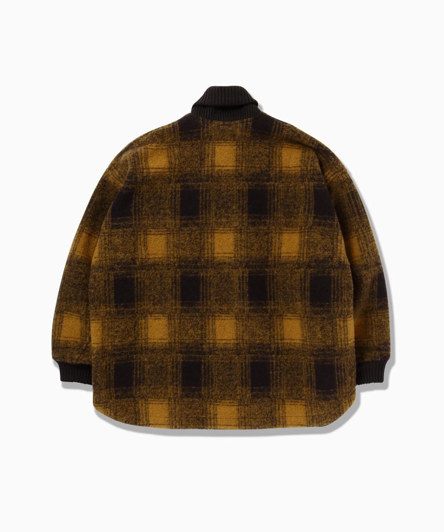 wool shaggy jacket long and wander