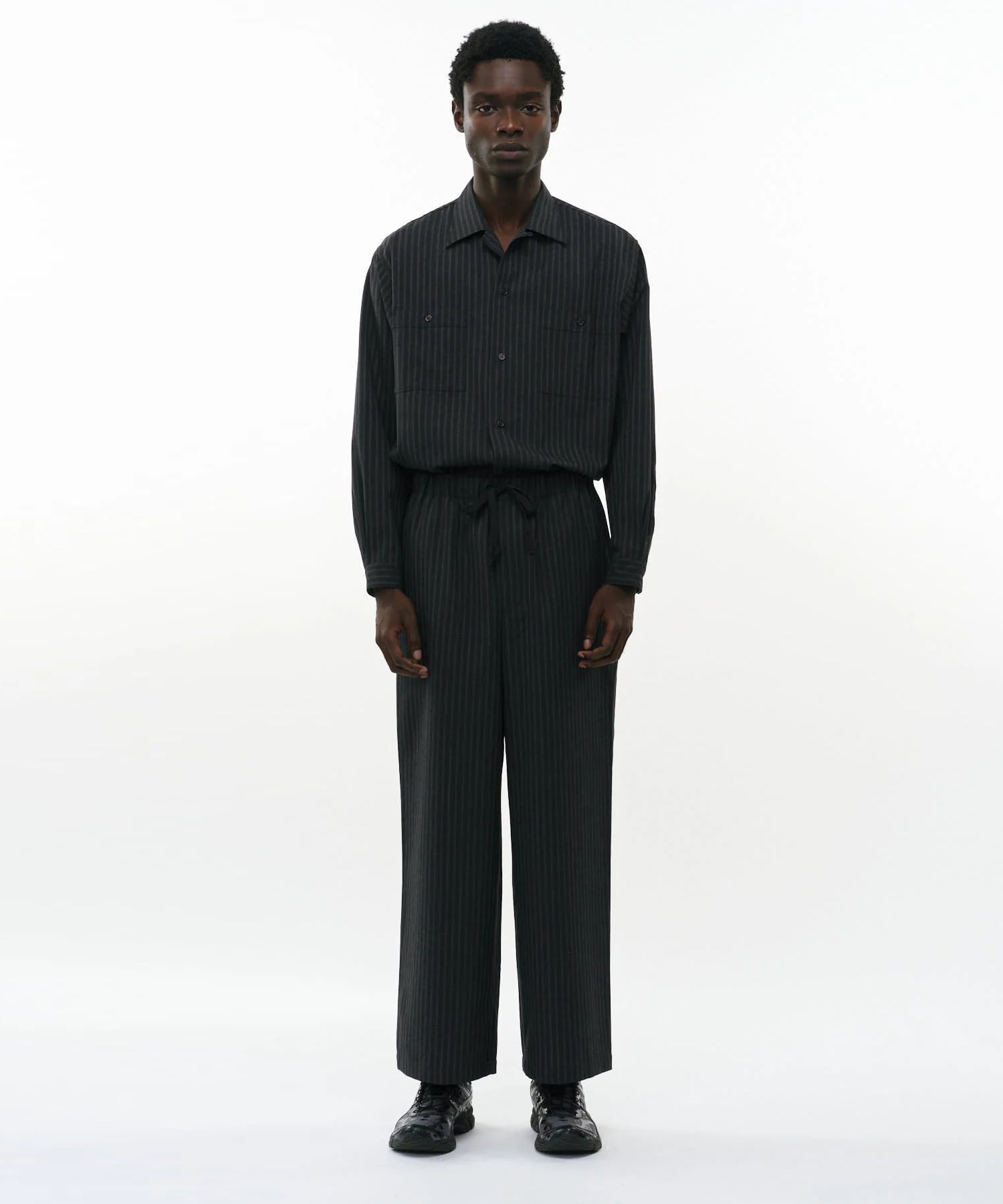 DOUBLE POCKET OPEN COLLAR SHIRT MARKAWARE/marka