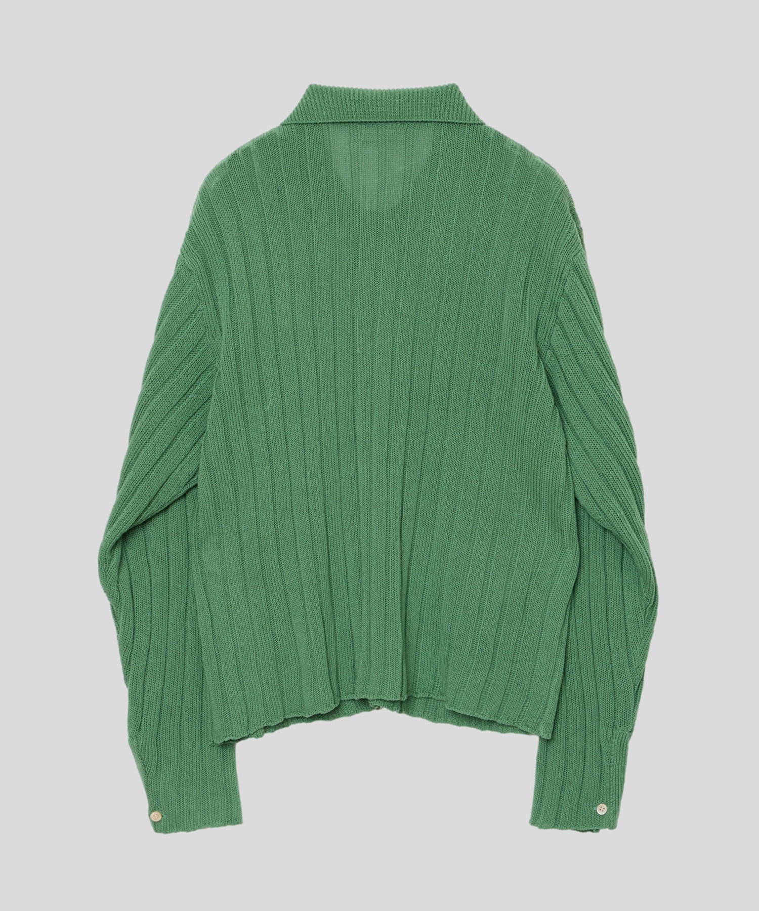 Wide Rib Knit Shirt MATSUFUJI