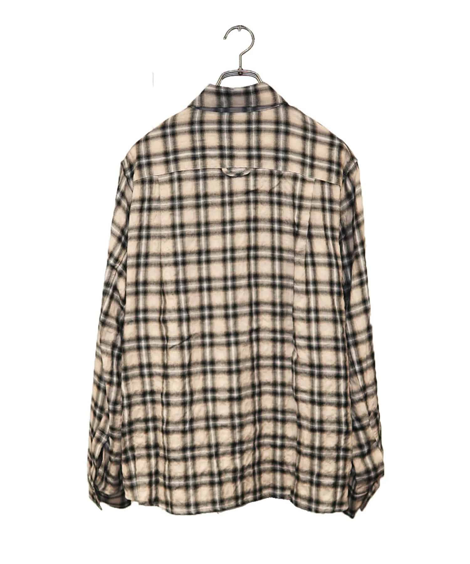 Wet Rag Check Shirts Laid.B