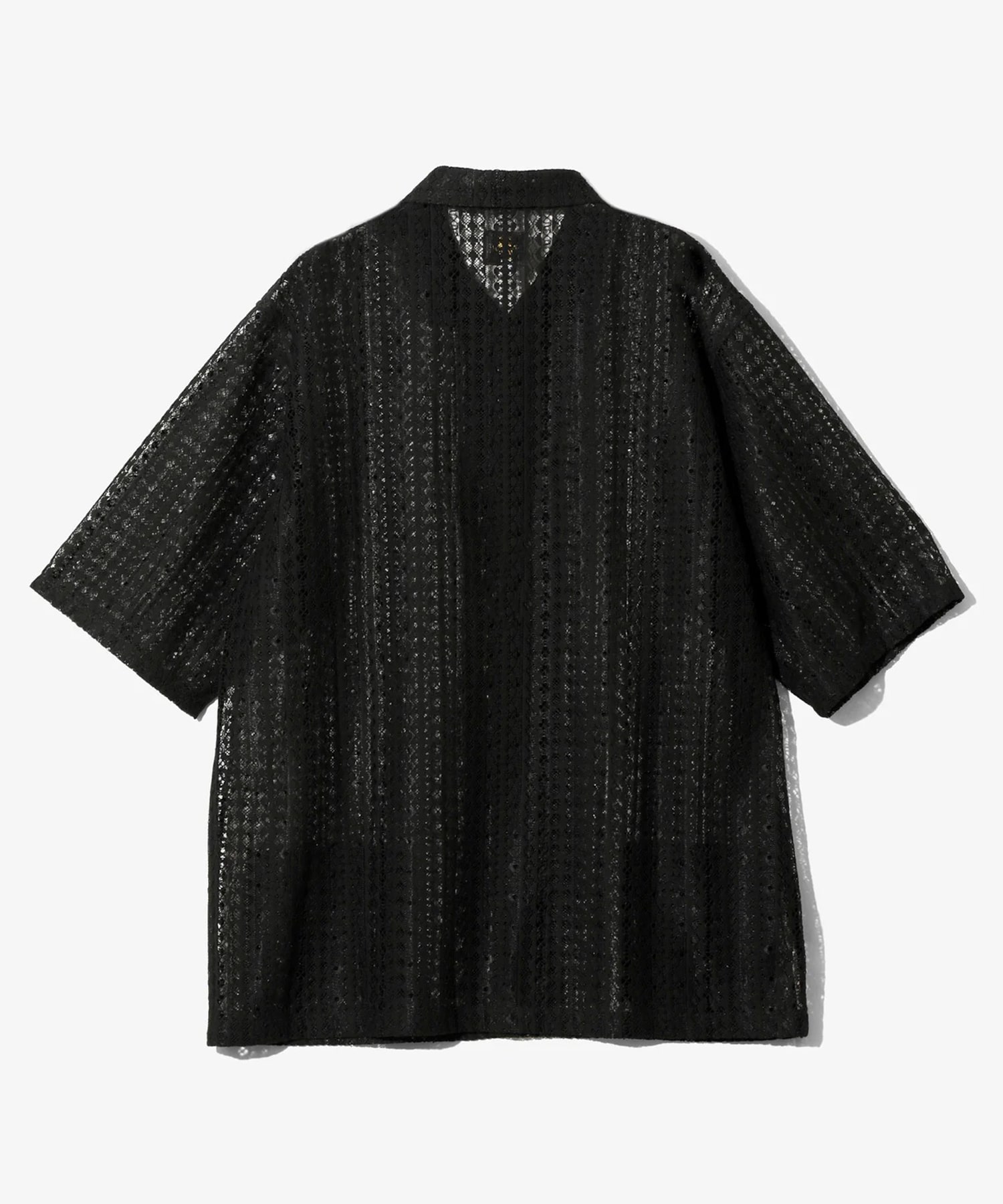 S/S Widespread Collar Shirt - Raschel Lace NEEDLES