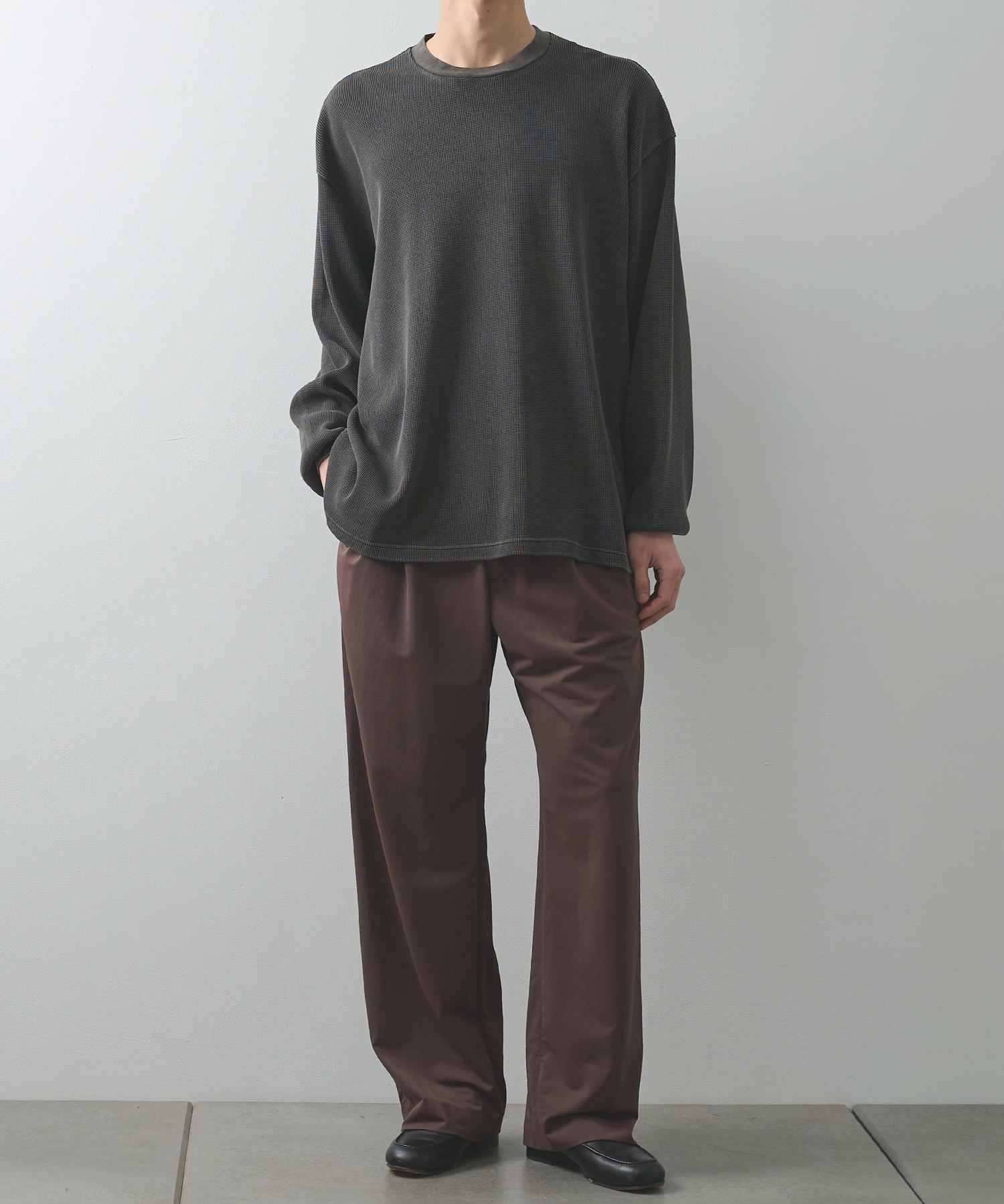 18G Garment Dye Waffle KANEMASA PHIL.