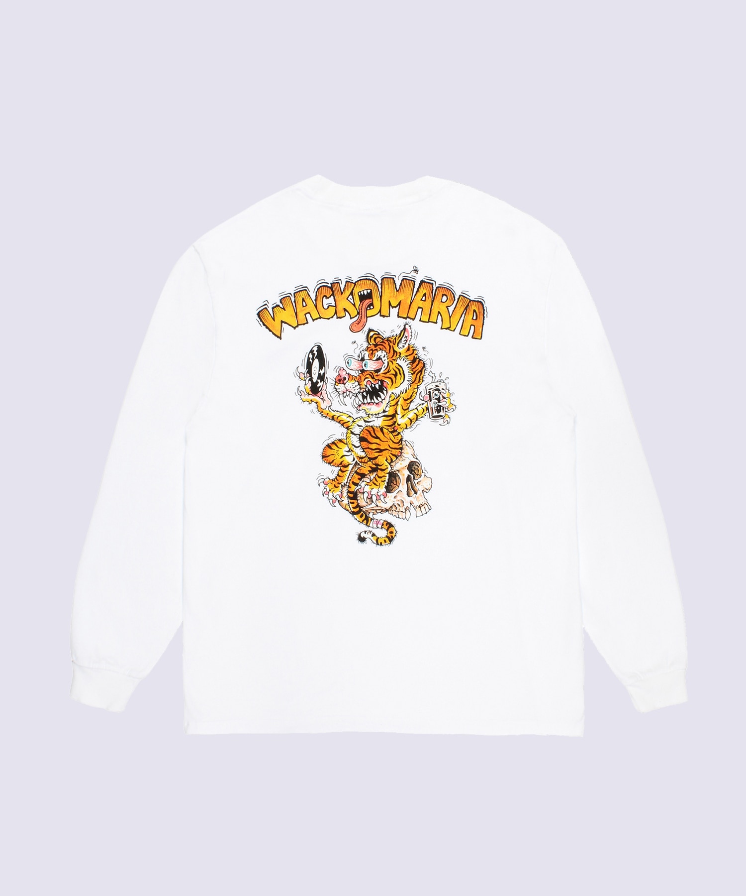 TIM LEHI / WASHED HEAVY WEIGHT CREW NECK LONG SLEEVE T-SHIRT WACKO MARIA