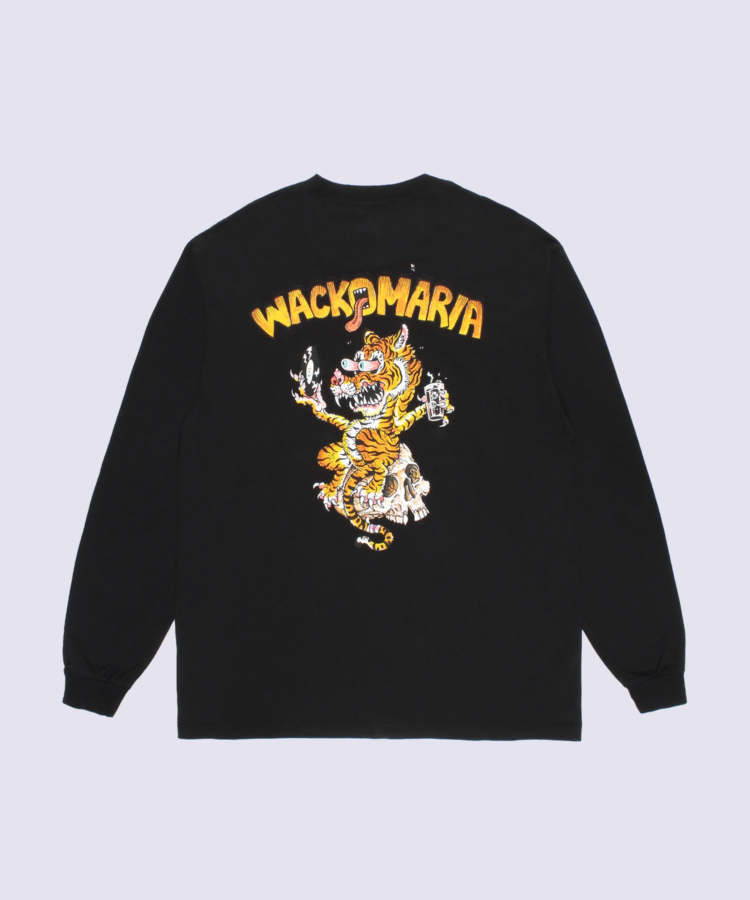 TIM LEHI / WASHED HEAVY WEIGHT CREW NECK LONG SLEEVE T-SHIRT WACKO MARIA