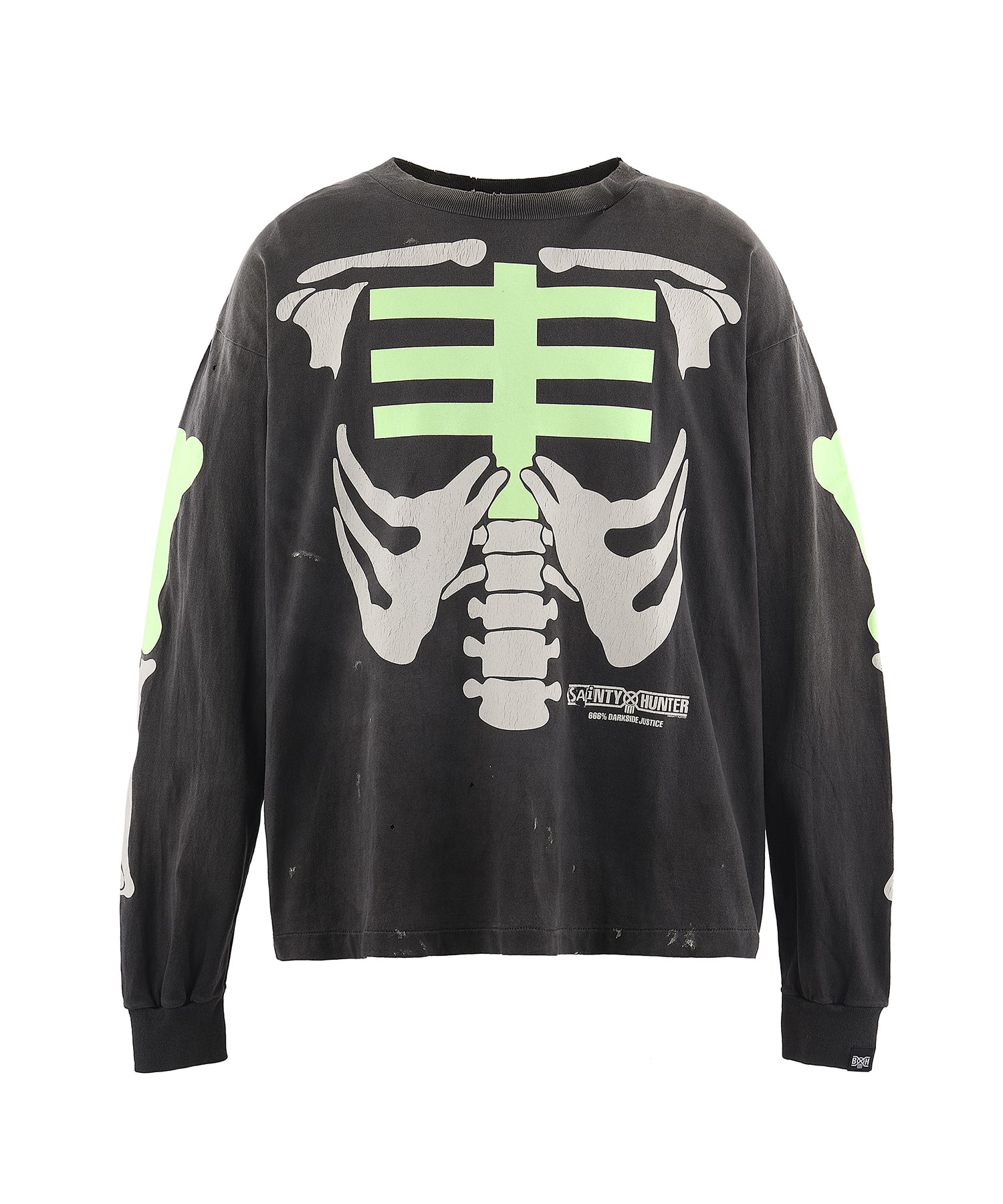 SM-MK8-0000-C30/BH_LS T-SHIRT/BONE/BLACK SAINT M××××××