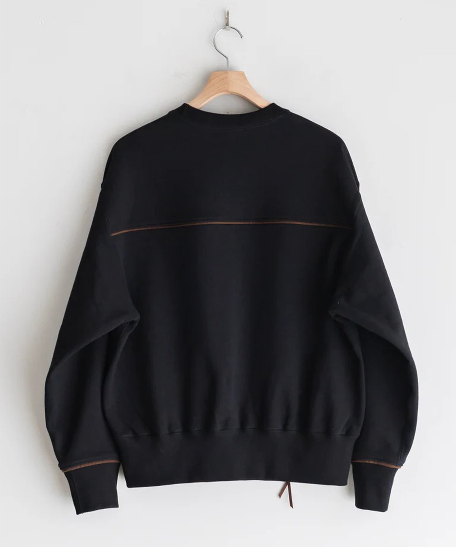 Leather-Trimmed Sweatshirt KHOKI