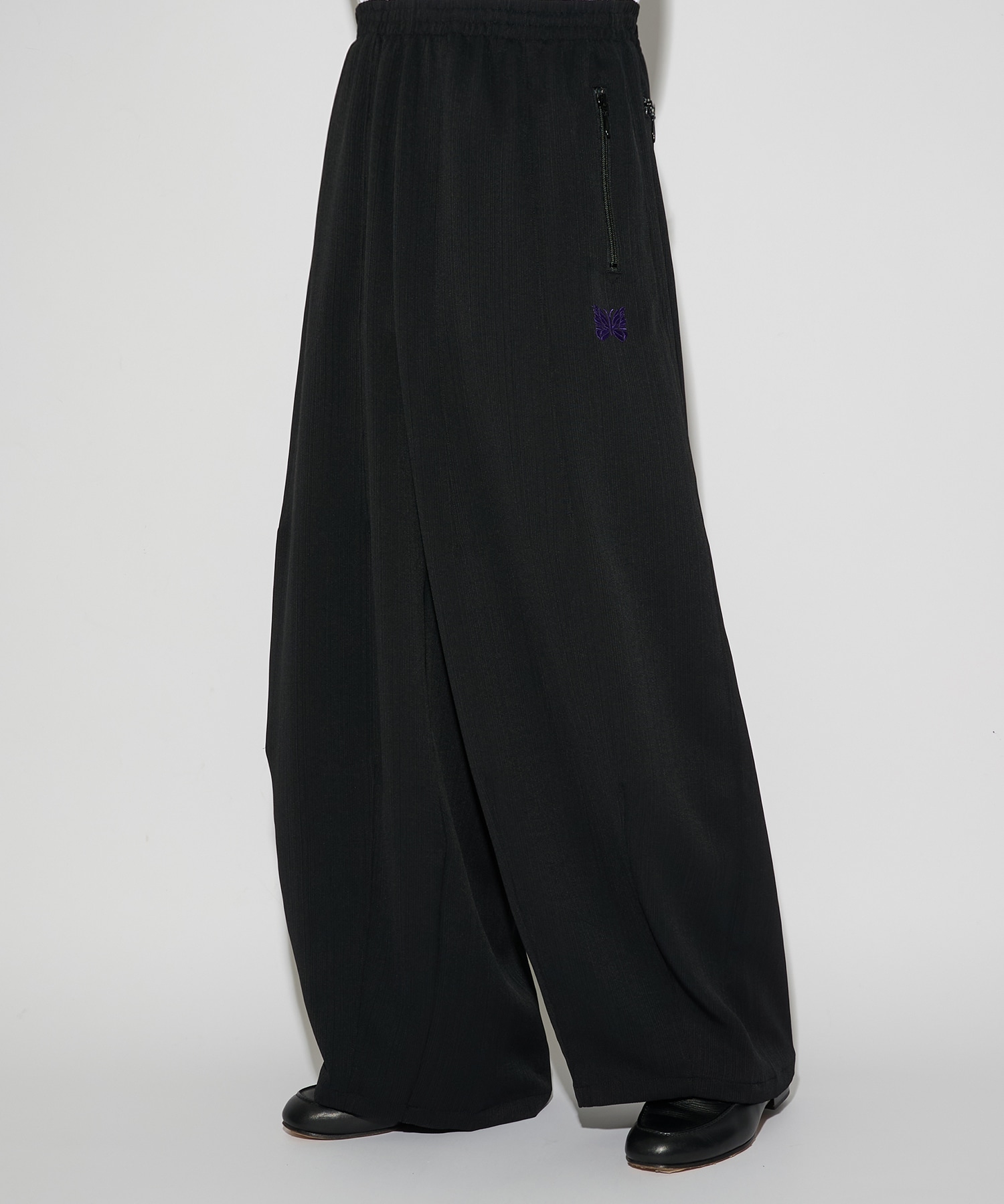 別注 Papillon Emb. H.D. Track Pant - Art Pique Pleats NEEDLES