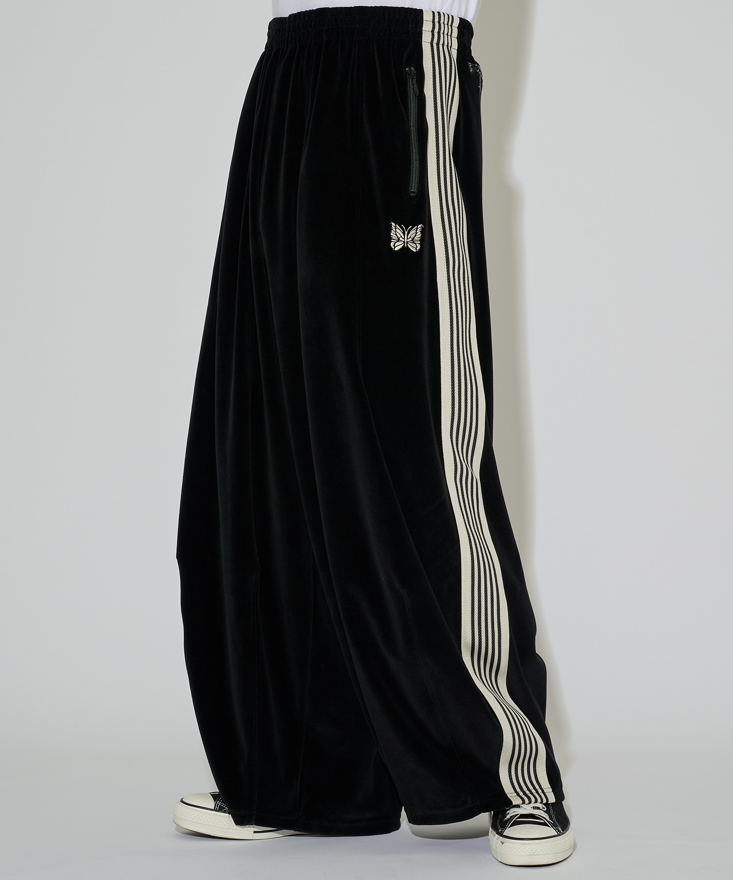 別注 H.D. Track Pant- C/PE Velour NEEDLES