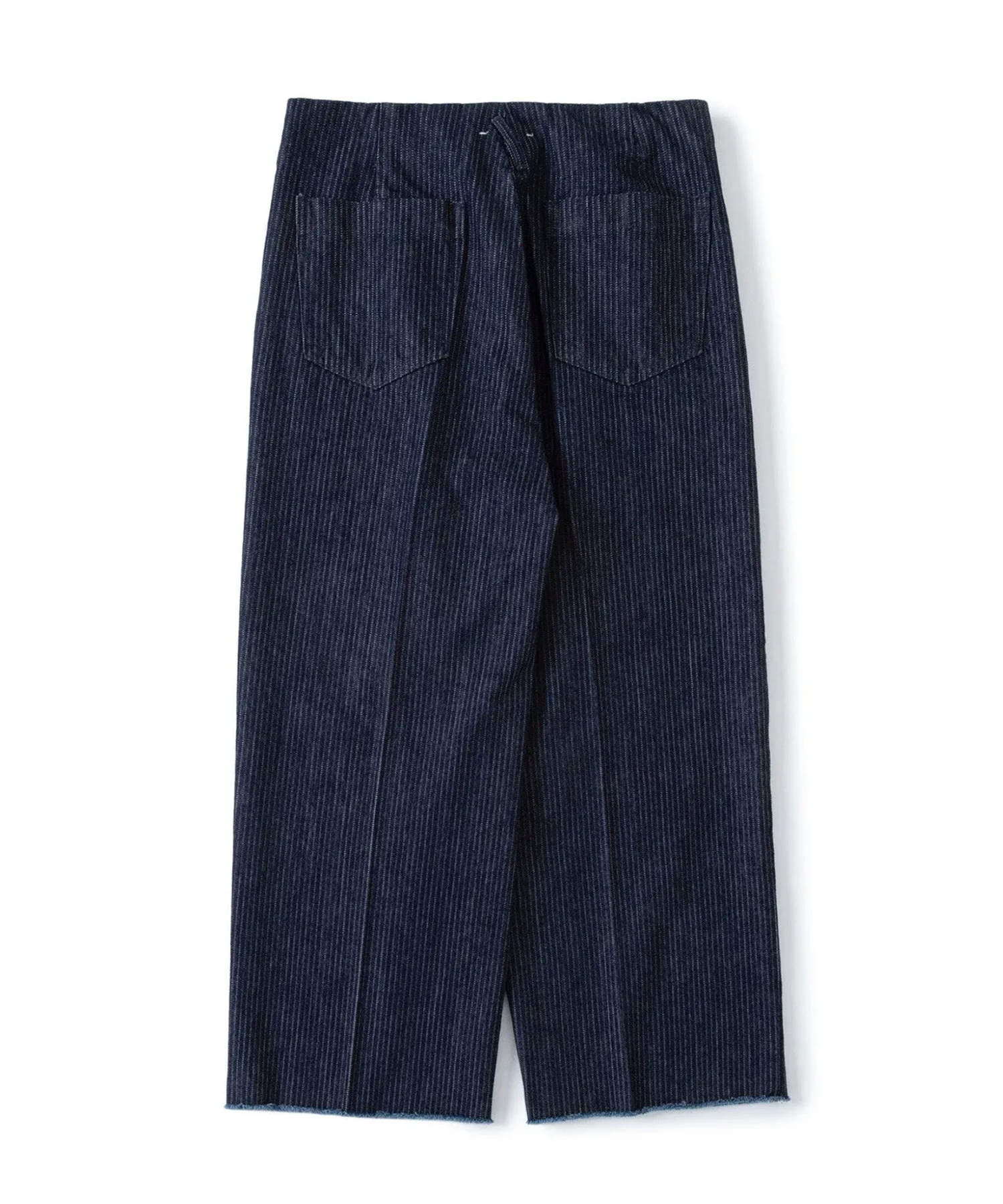 TUCK-BAGGY TYPE 2- Stripe Denim One Wash - saby