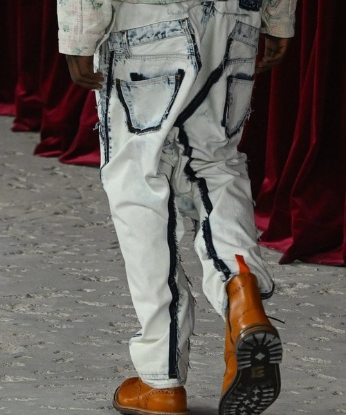 DOCKING BLEACH DENIM PANTS JUNYA WATANABE MAN