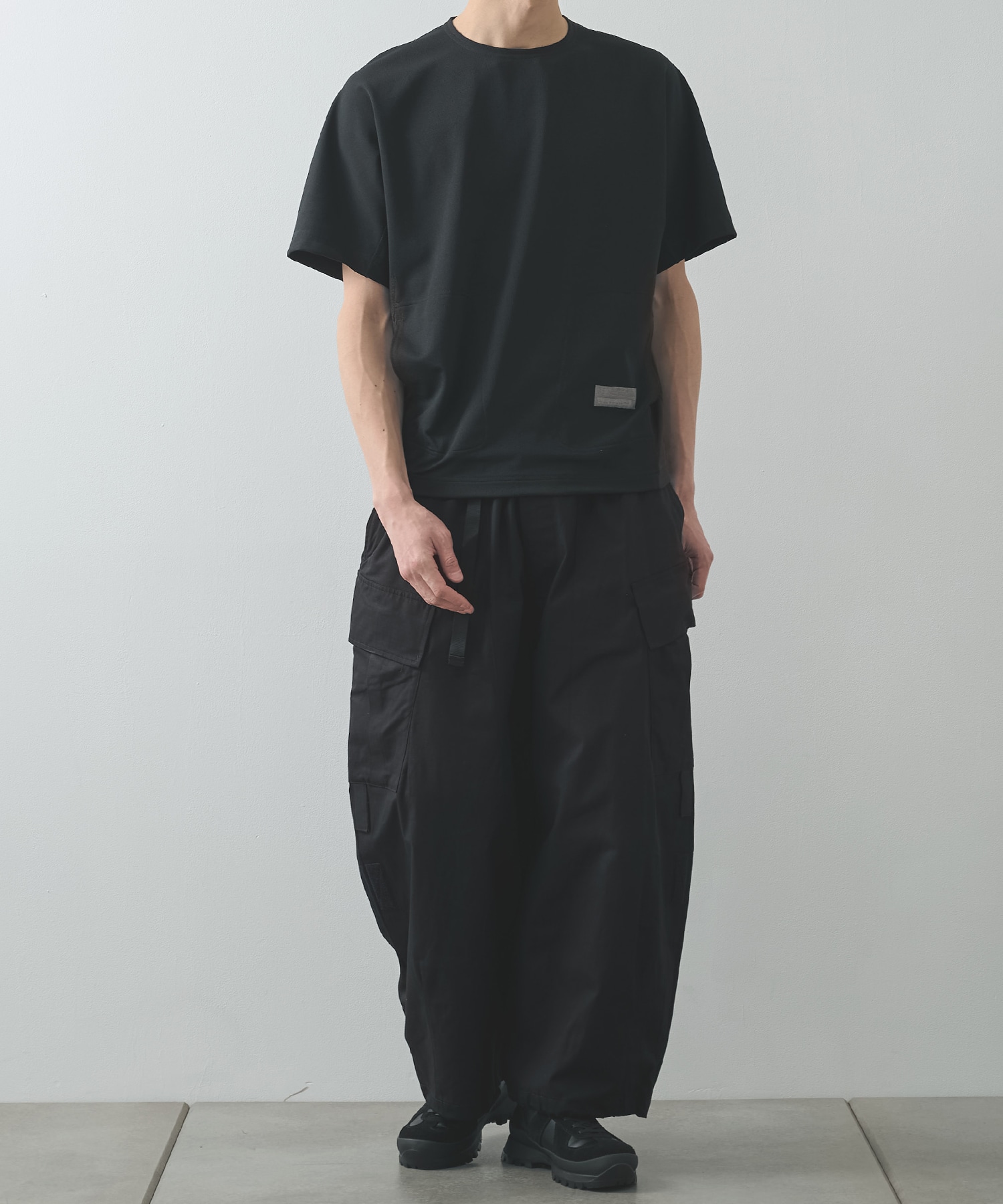 THE CHANGING LENGTH/HEM CROPPED CARGO PANTS POLIQUANT