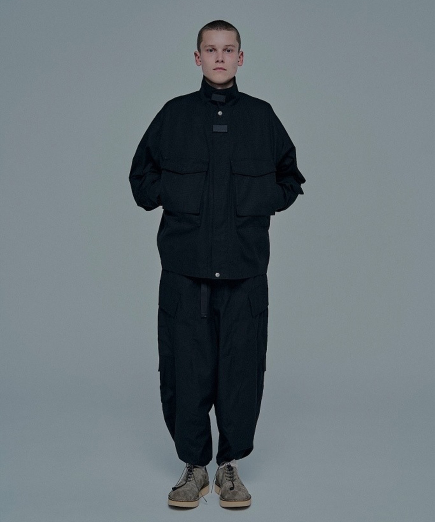 THE CHANGING LENGTH/HEM CROPPED CARGO PANTS POLIQUANT