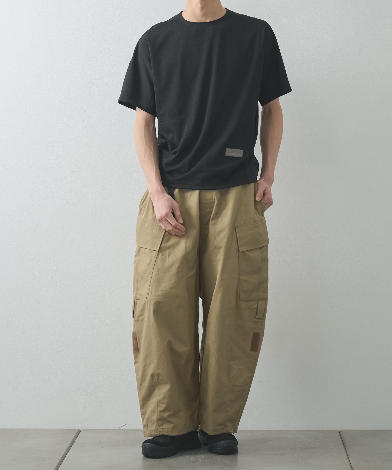 THE CHANGING LENGTH/HEM CROPPED CARGO PANTS POLIQUANT
