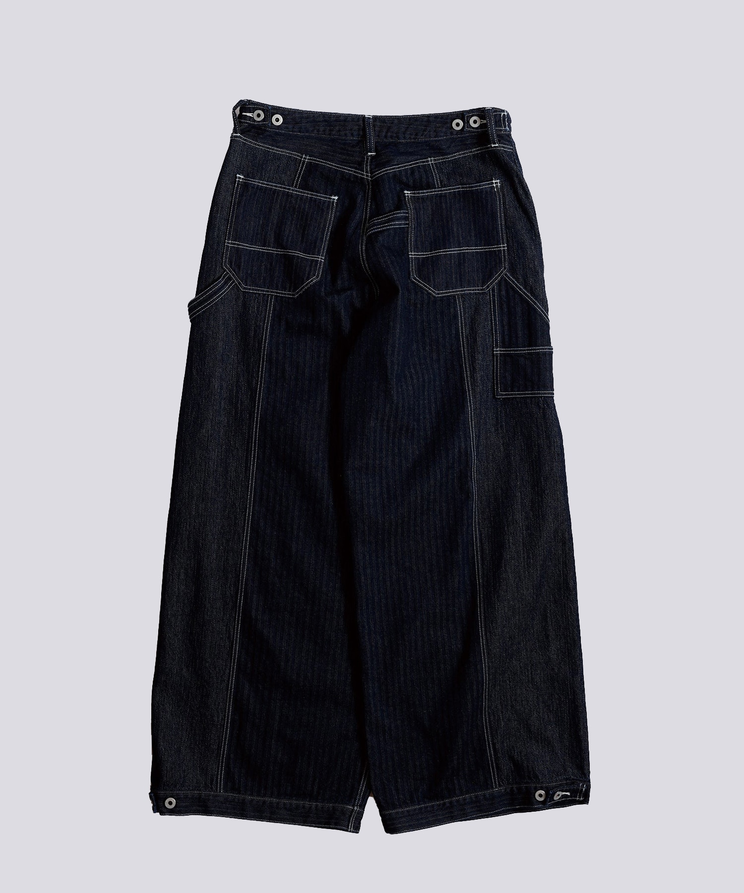 PATCHWORK DOUBLE KNEE PANTS RINSE FDMTL