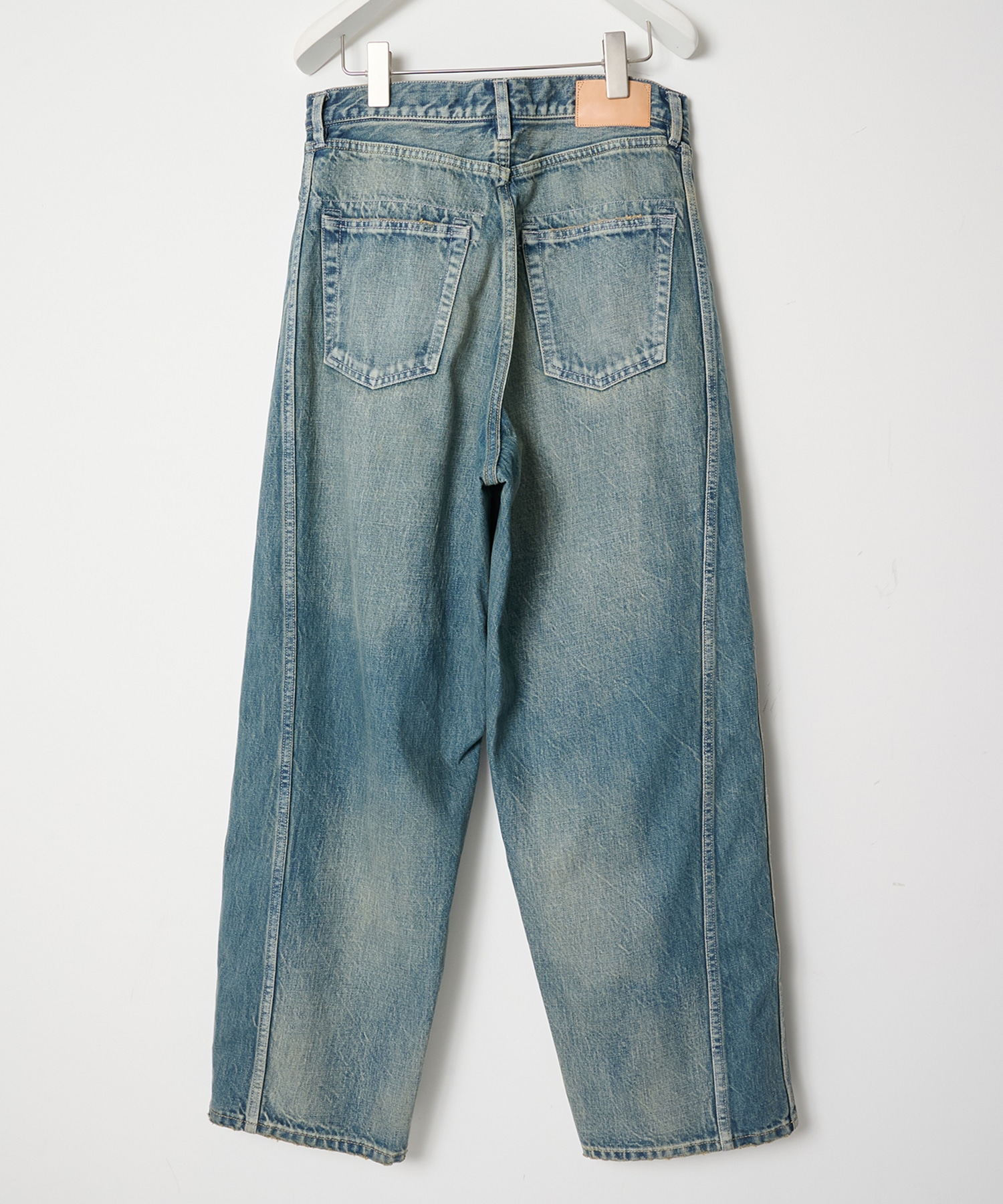 Triple Seams 6P Denim Wide Damage ROTOL