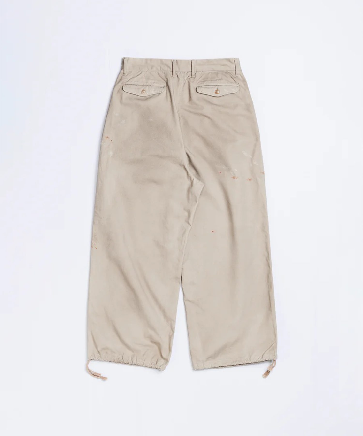DIRTWORK WIDE CHINO TROUSERS ANACHRONORM