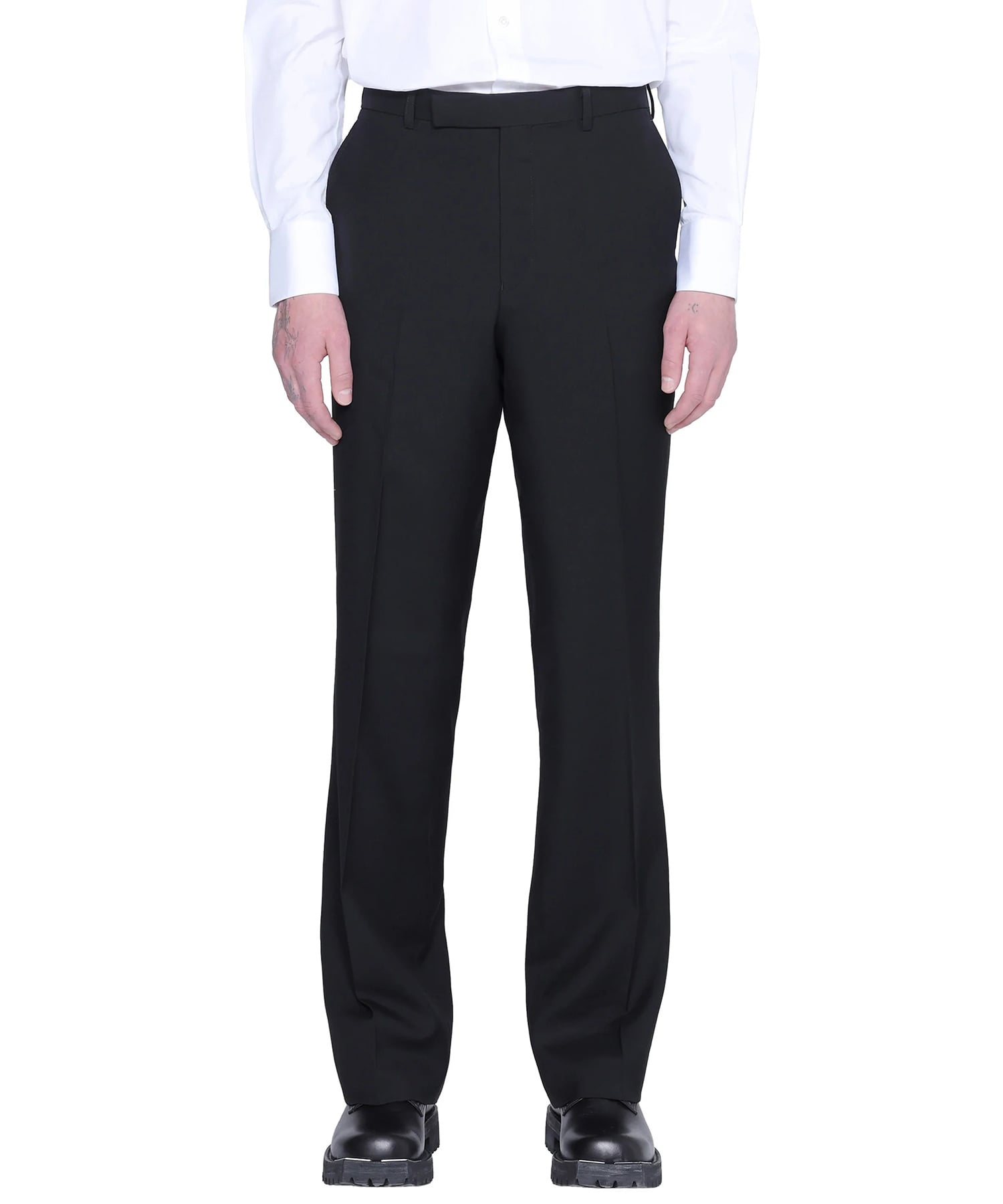 WOOL STRAIGHT TROUSERS JOHN LAWRENCE SULLIVAN