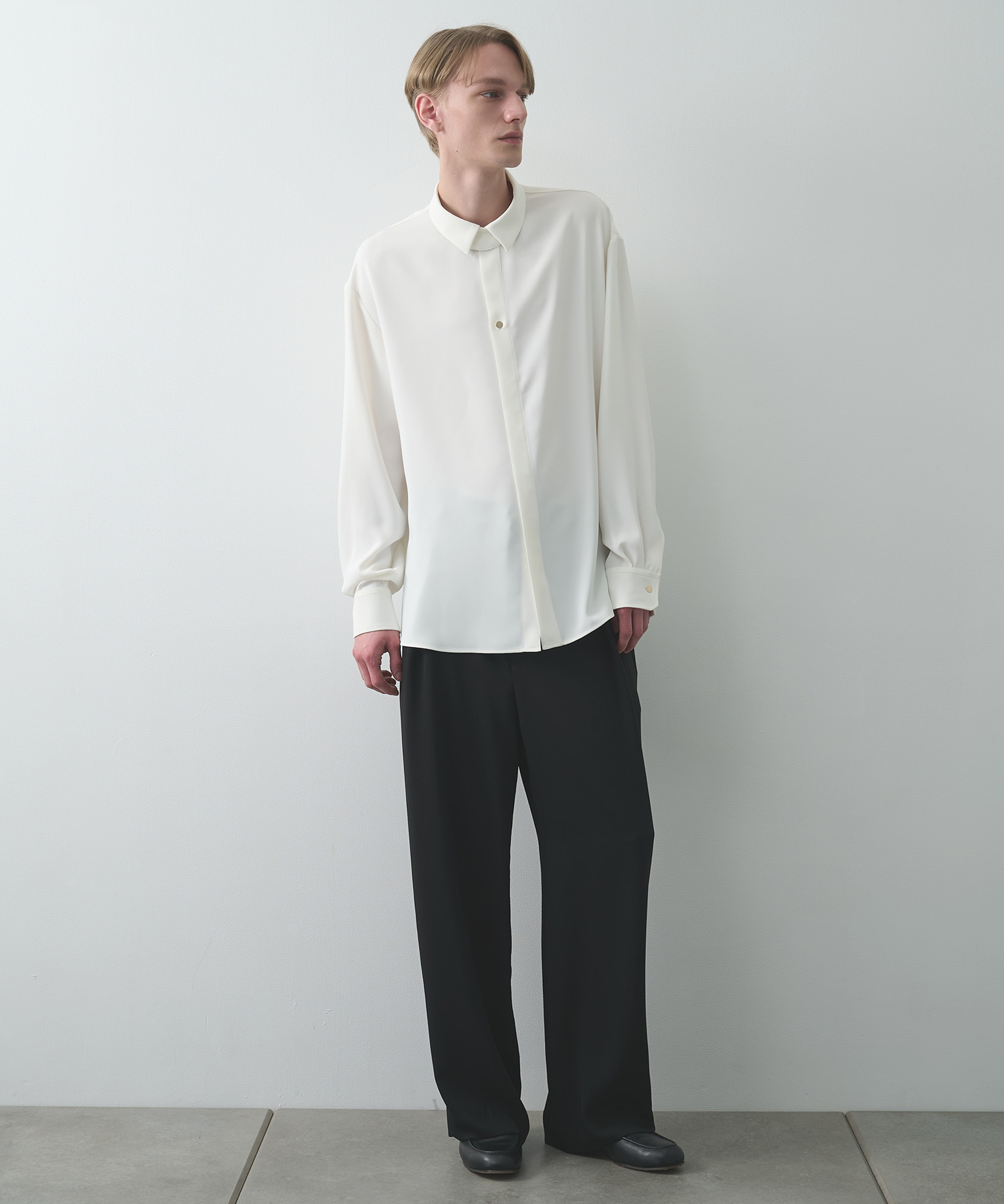 Double Cloth Tuck Wide Pant CULLNI