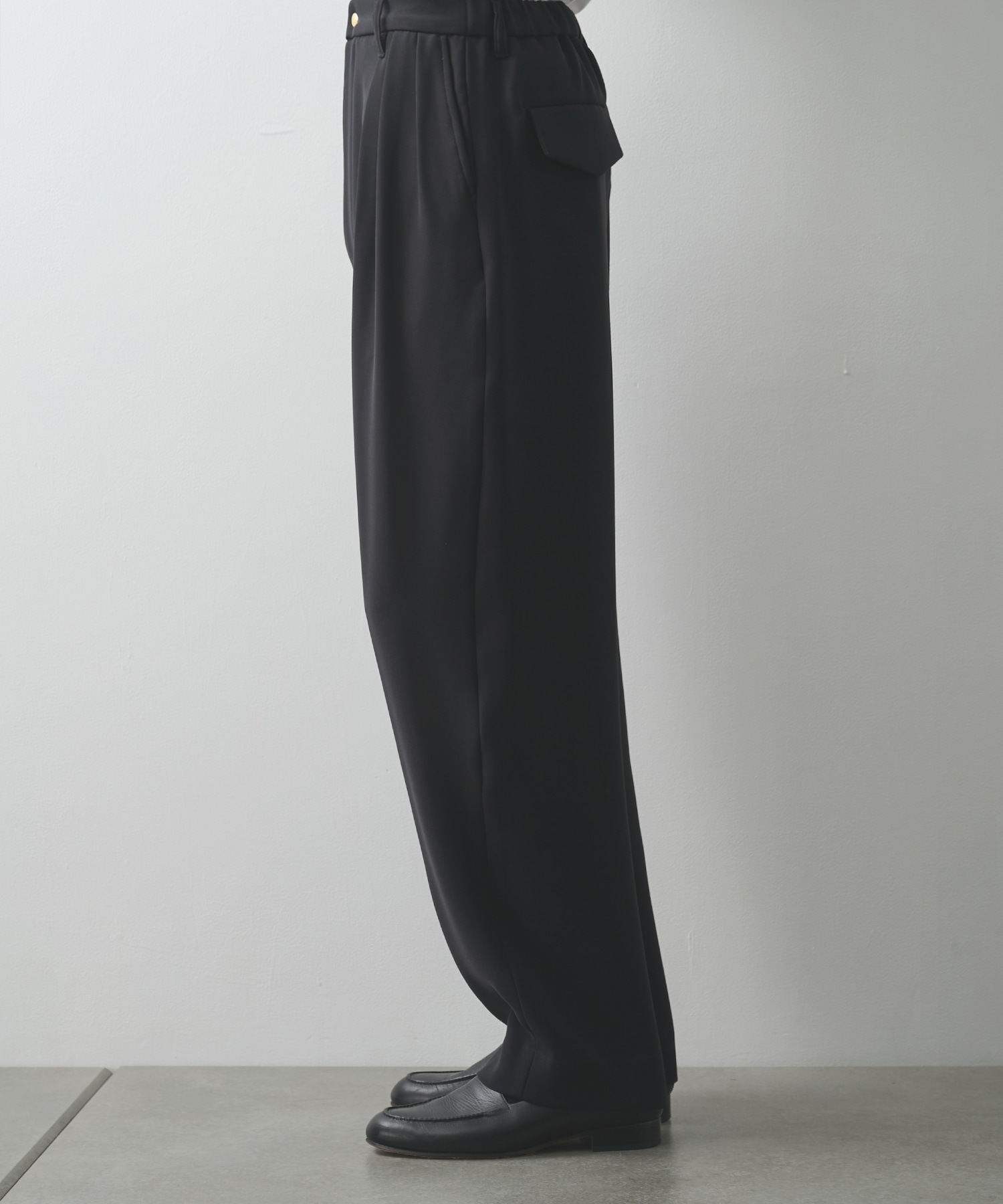 Dry Double Cloth 3Tuck Semi Wide Pant CULLNI