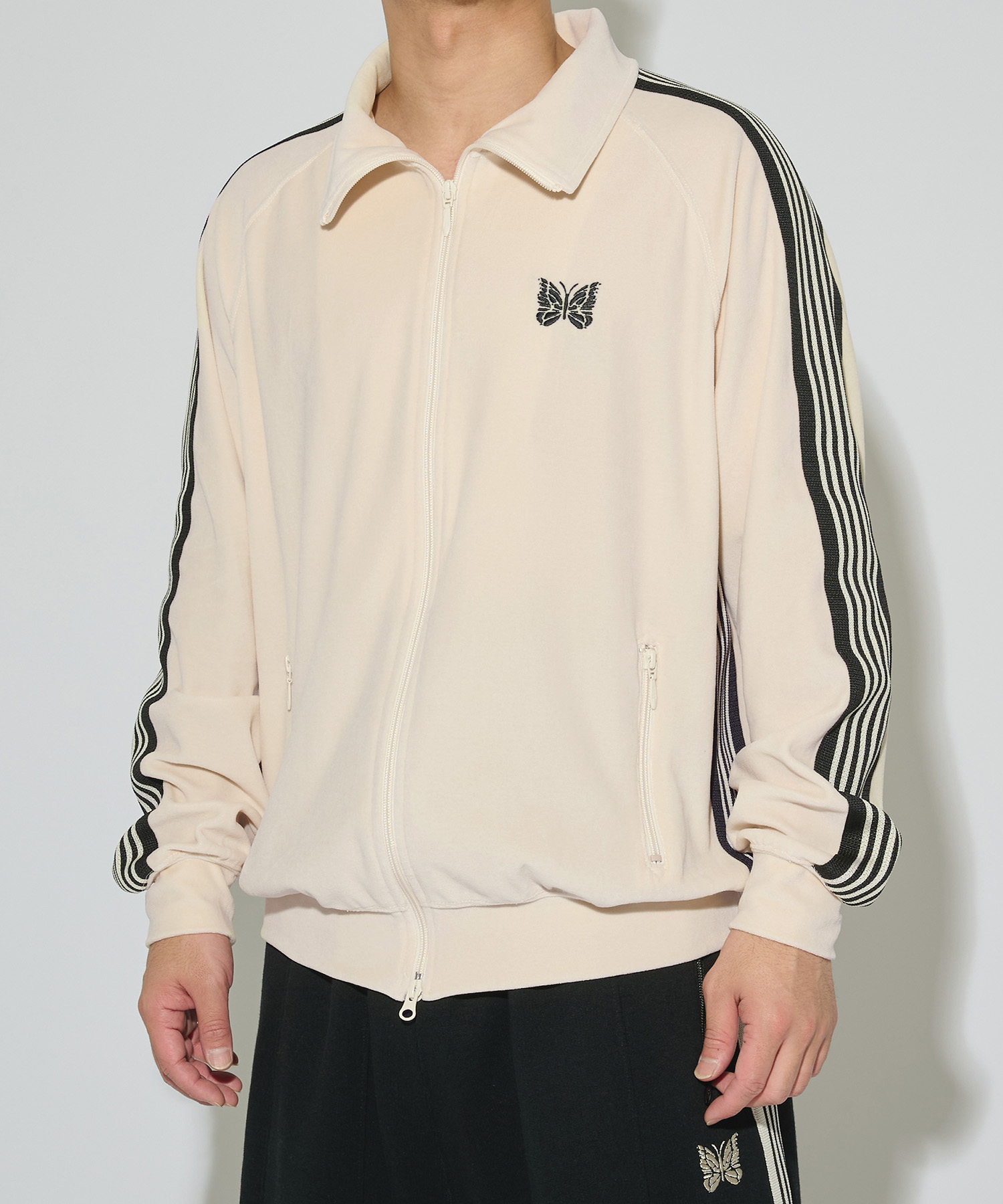 別注 Track Jacket - C/PE Velour NEEDLES