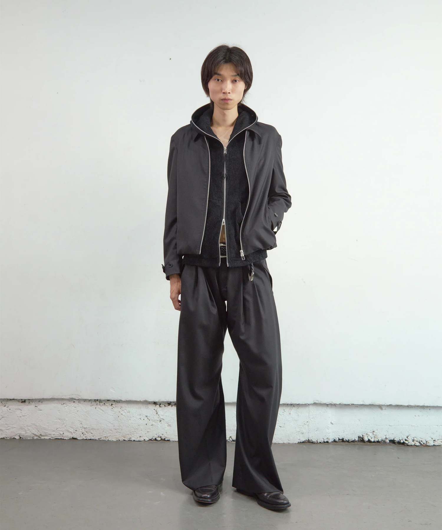 SHORT ZIP UP JACKET NVRFRGT