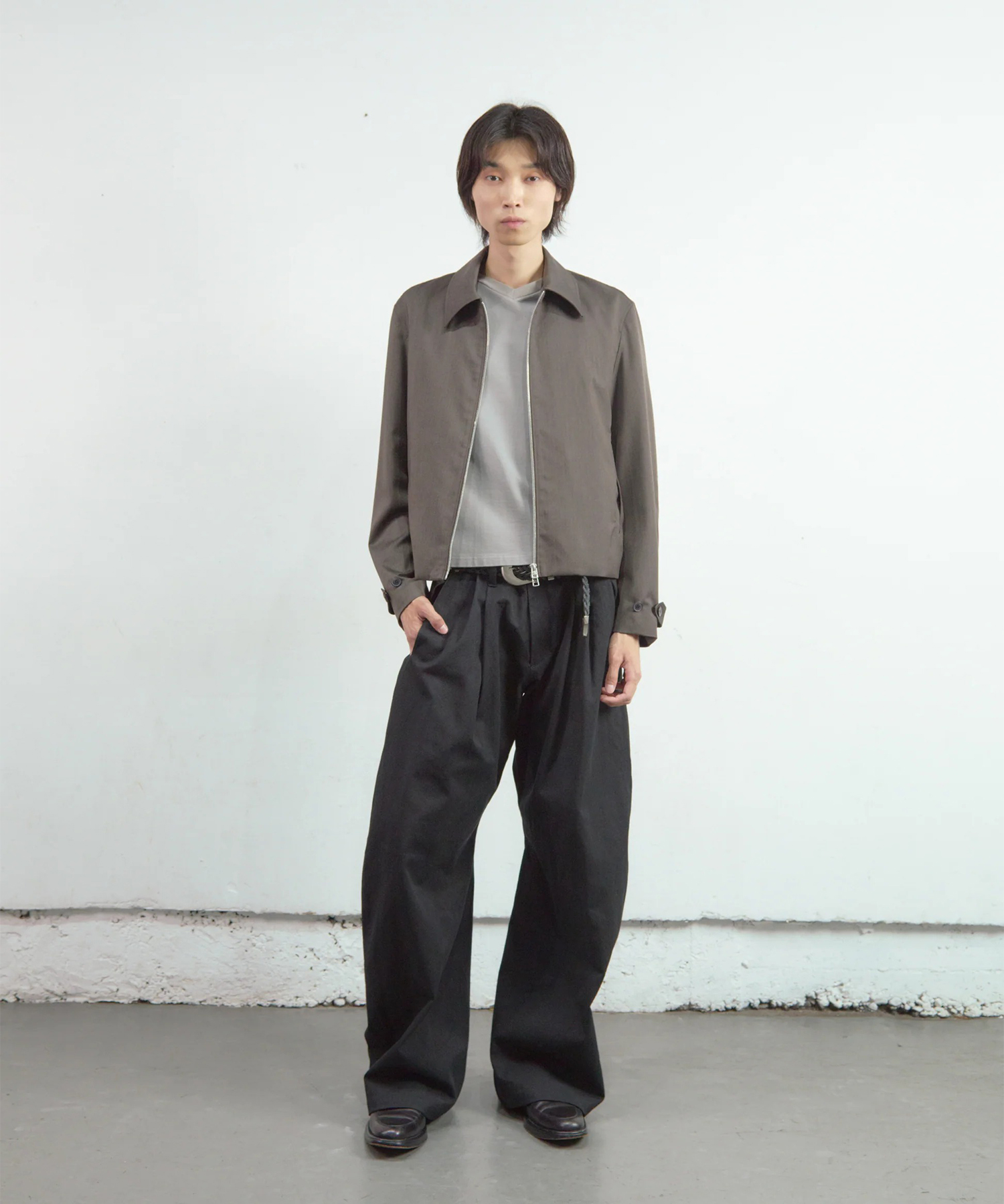 SHORT ZIP UP JACKET NVRFRGT