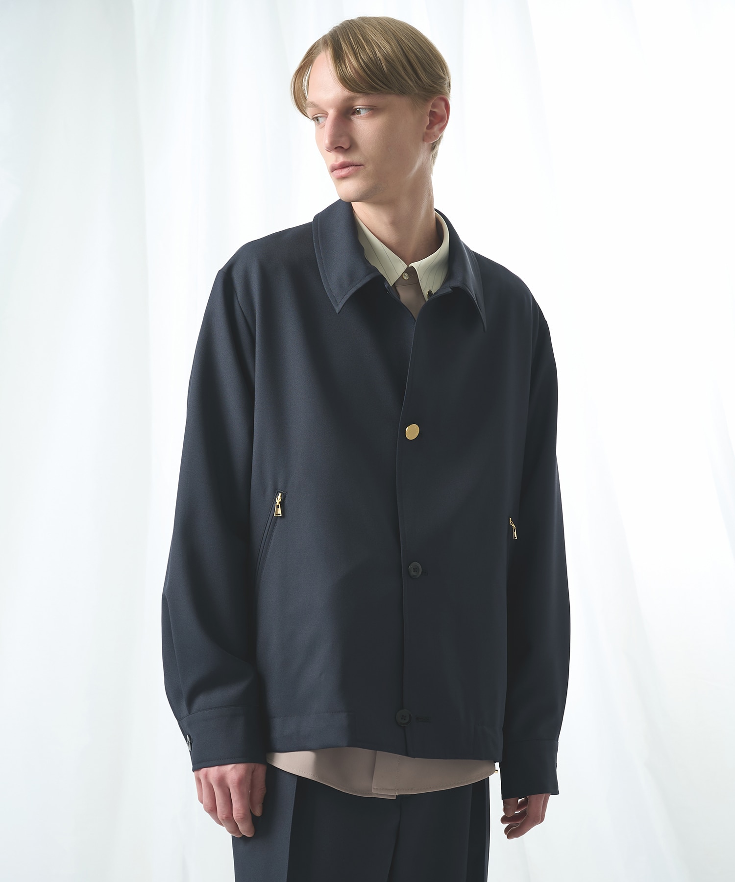 別注 Gabardine Coach Jacket CULLNI