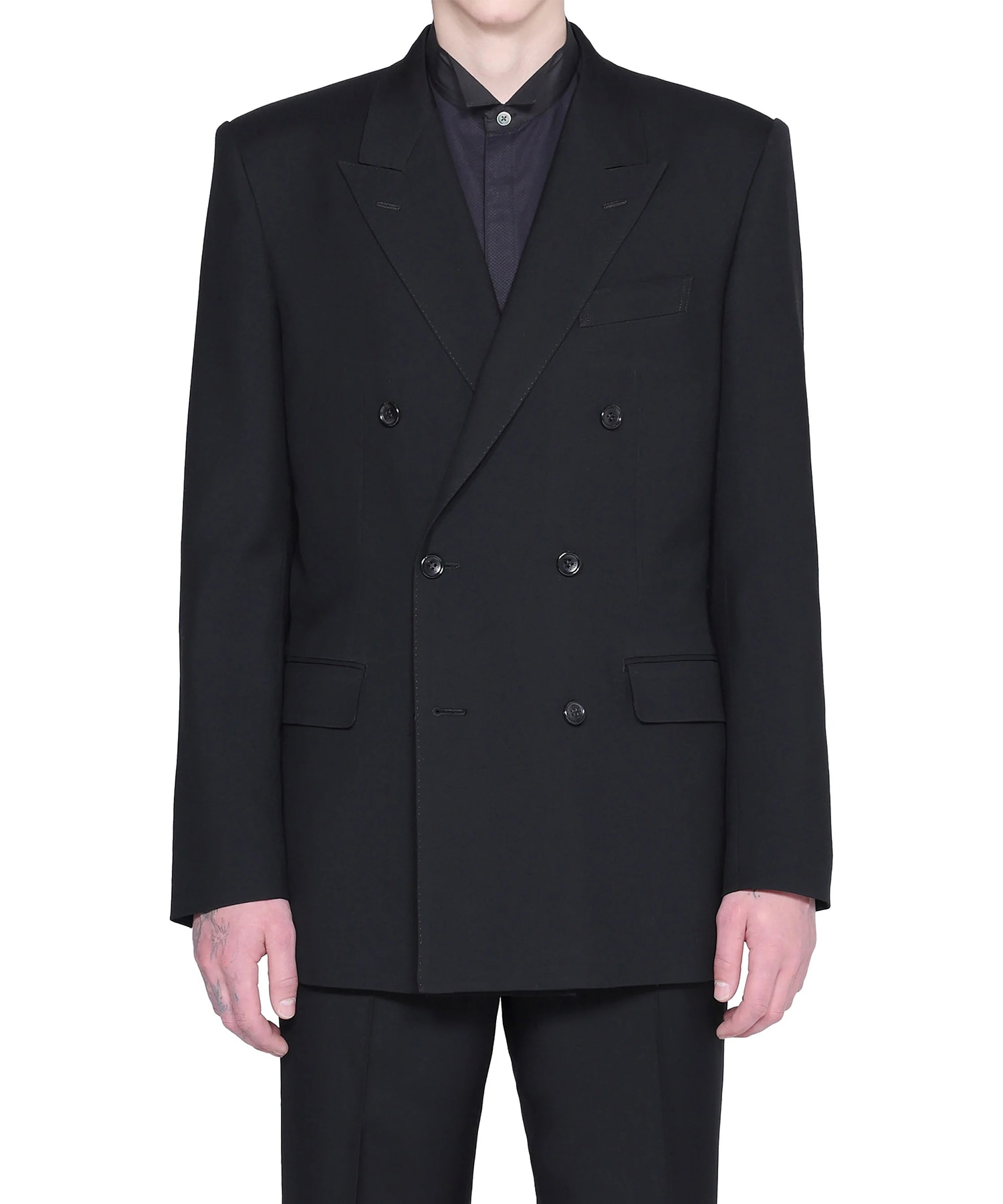 WOOL DOUBLE BREASTED JACKET JOHN LAWRENCE SULLIVAN