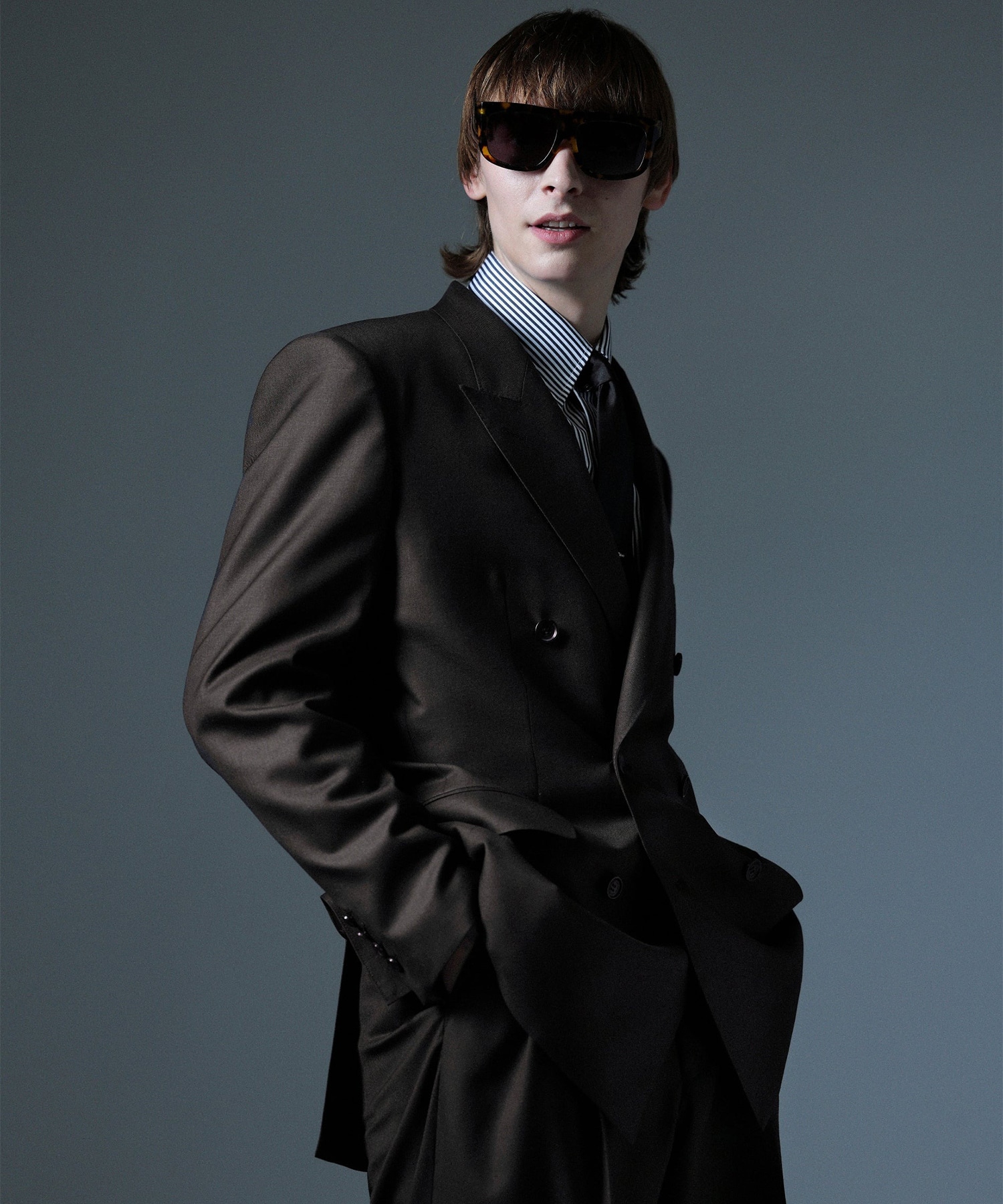 WOOL DOUBLE BREASTED JACKET JOHN LAWRENCE SULLIVAN