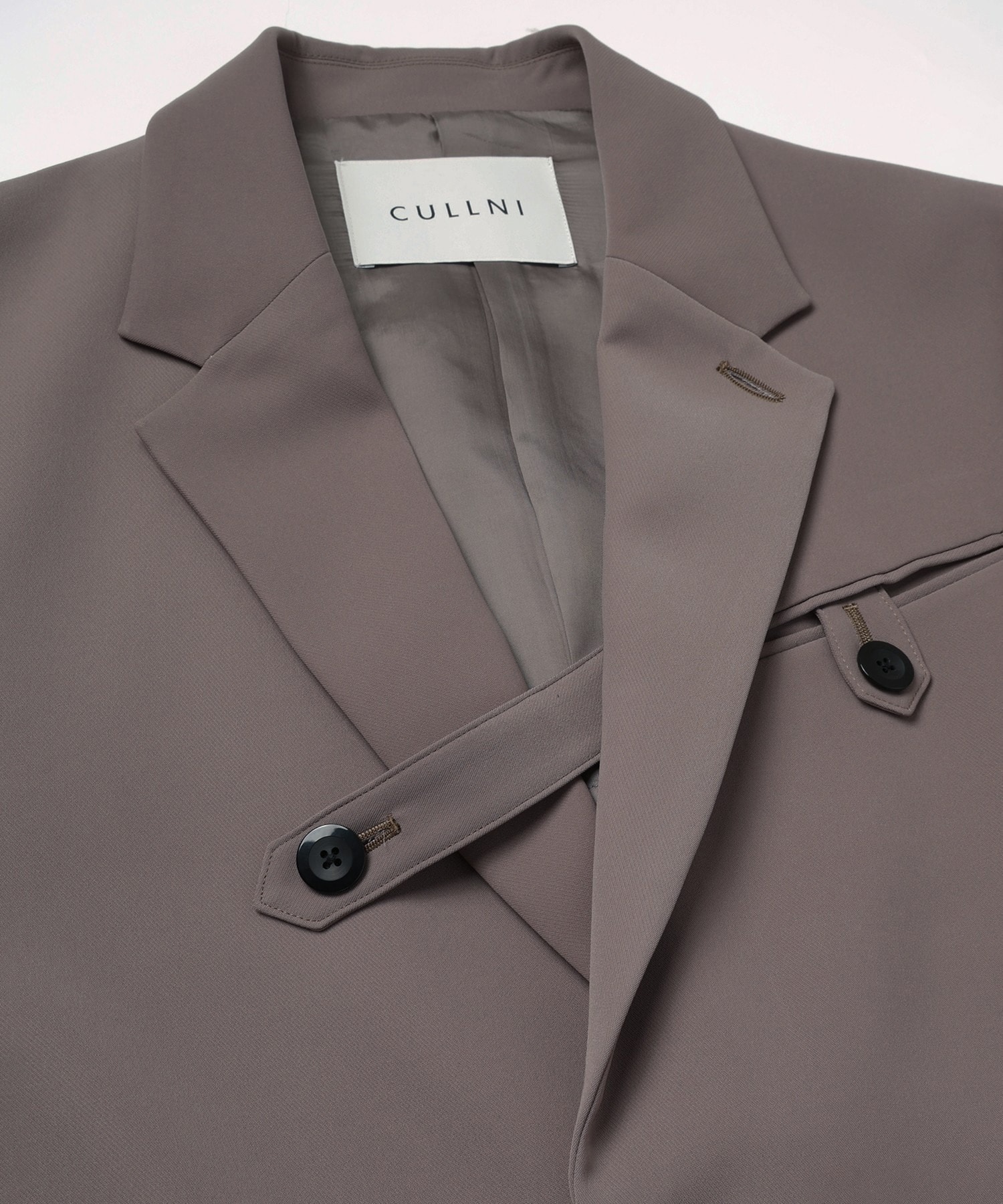 Dry Double Cloth Slant Belt Tailored Jacket CULLNI