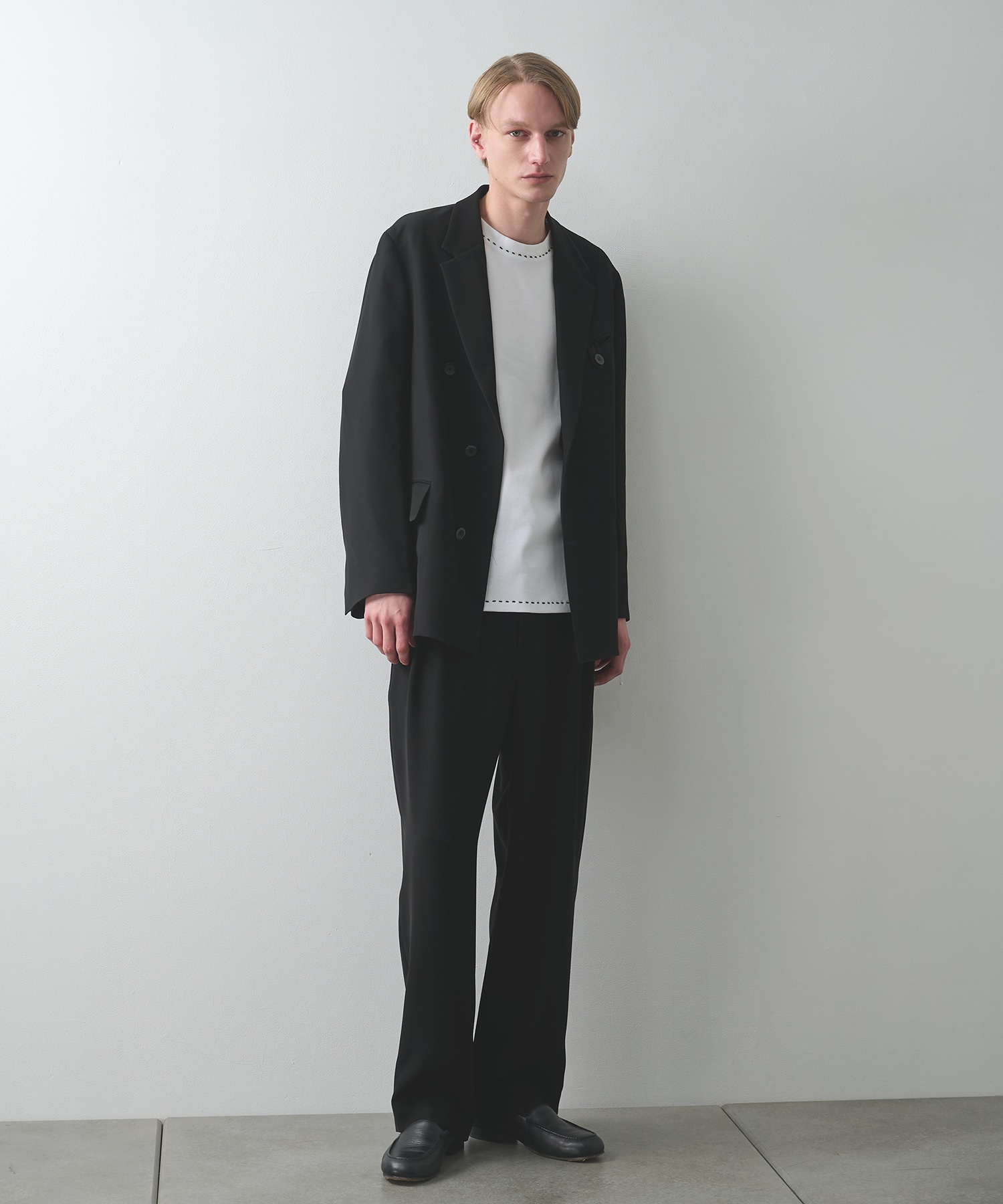 Dry Double Cloth Slant Belt Tailored Jacket CULLNI
