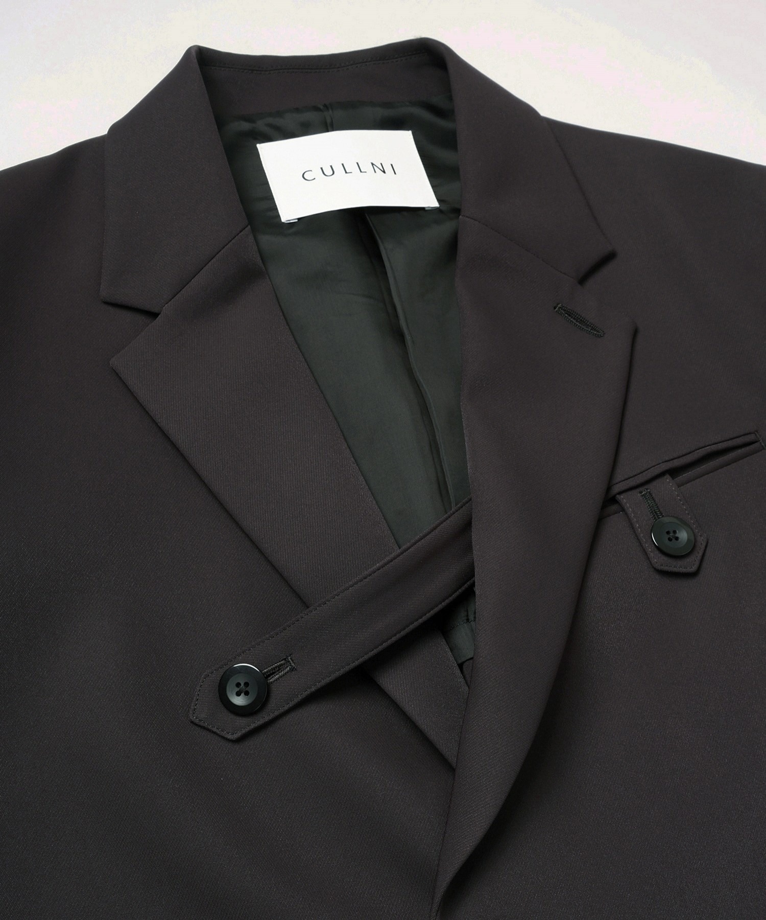 Dry Double Cloth Slant Belt Tailored Jacket CULLNI