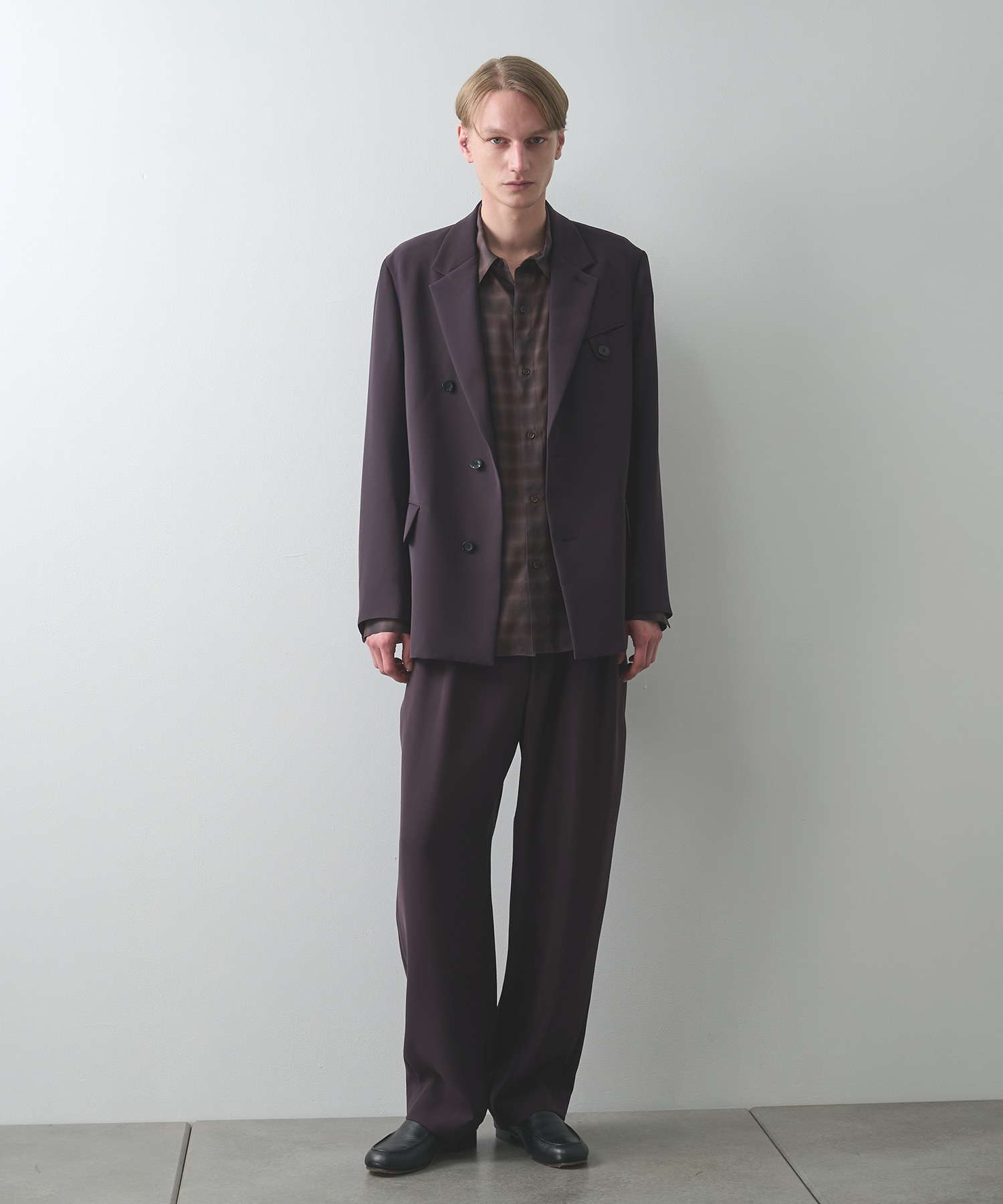 Dry Double Cloth Slant Belt Tailored Jacket CULLNI
