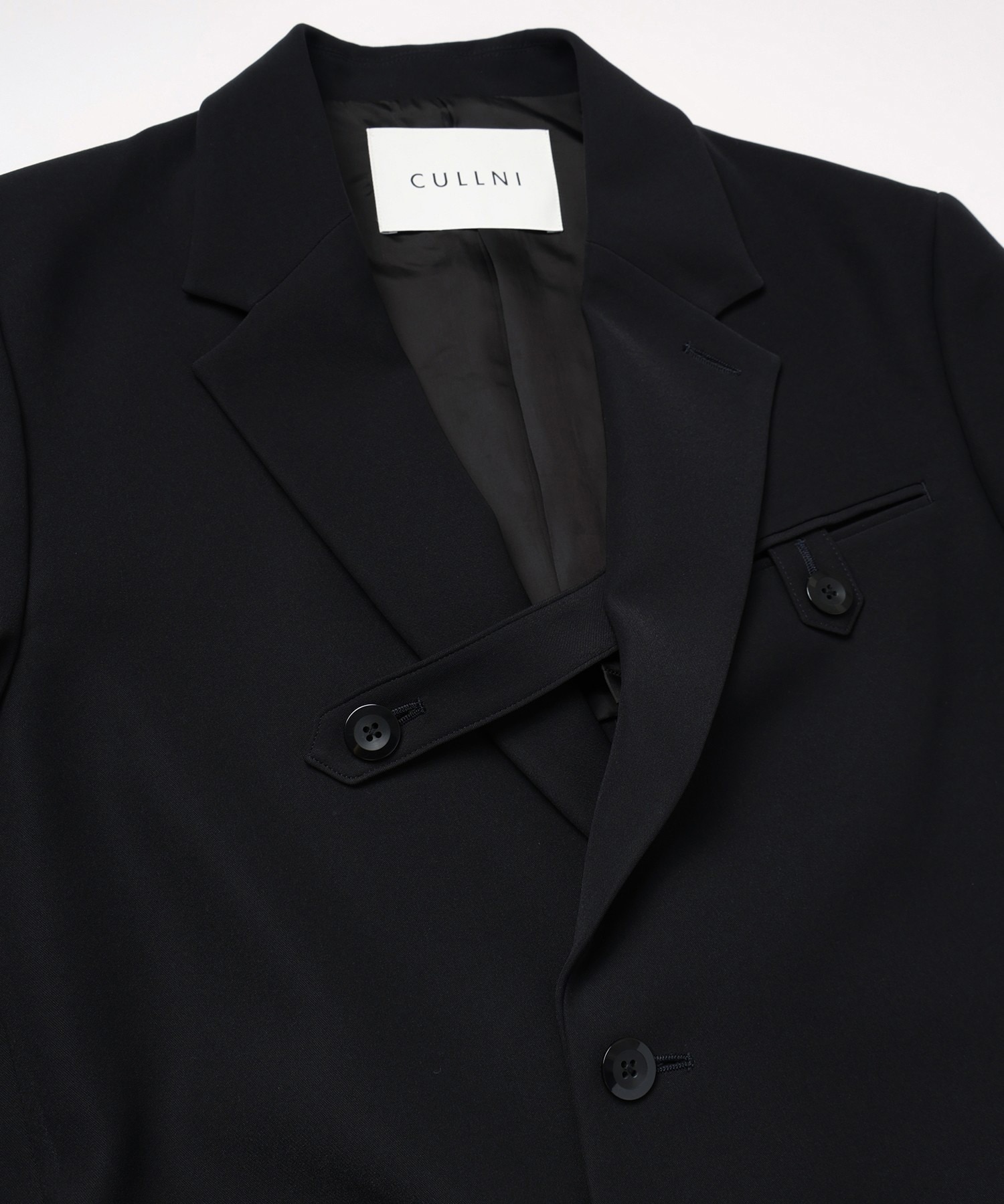 Dry Double Cloth Slant Belt Tailored Jacket CULLNI