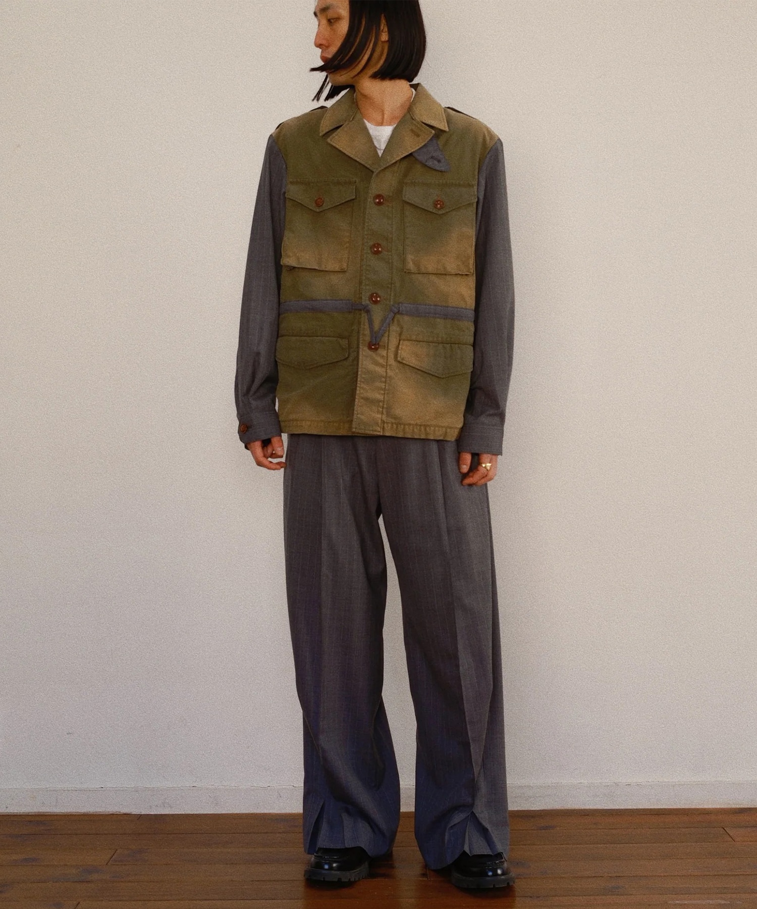 Combination Military Jacket KHOKI