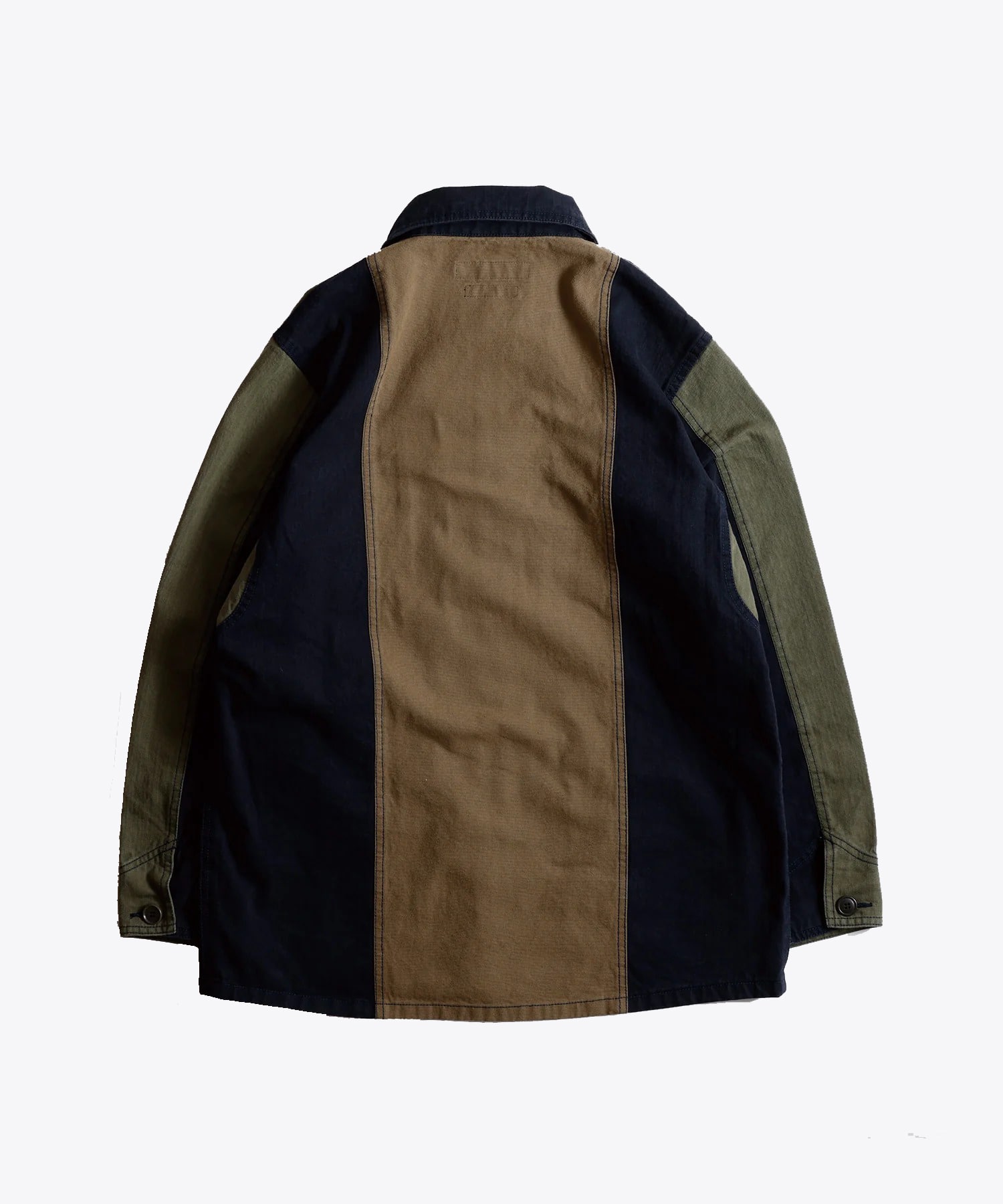 PACHWORK COVERALL JACKET RINSE FDMTL