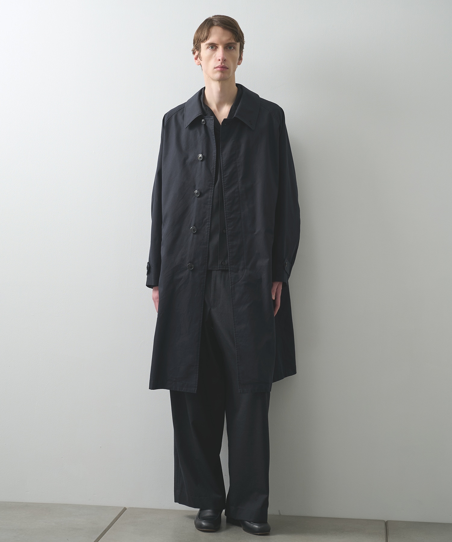 オーガニック60/2ギャバニドムバイオ / ラグランスリーブコート MARKAWARE/marka