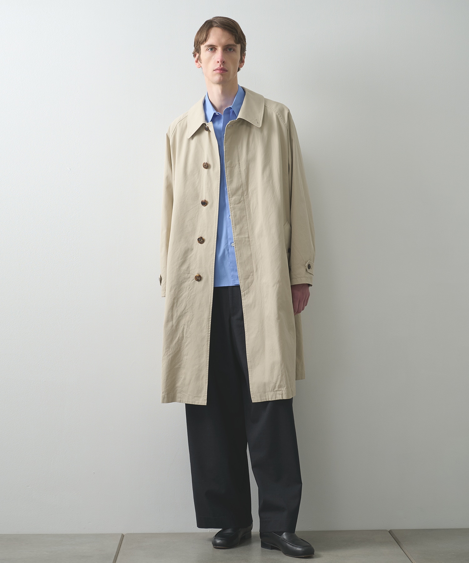 オーガニック60/2ギャバニドムバイオ / ラグランスリーブコート MARKAWARE/marka