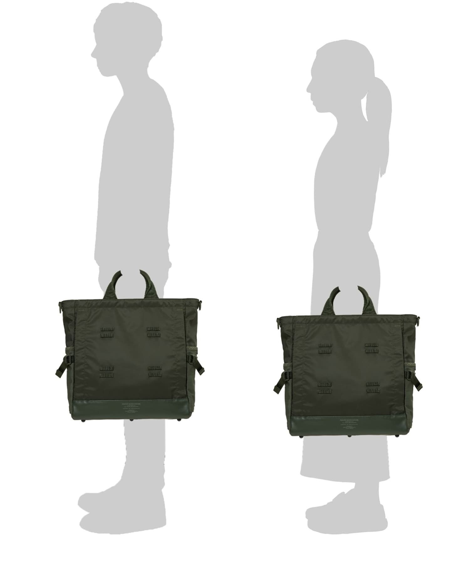 MONOCHROME 2WAY TOTE BAG PORTER