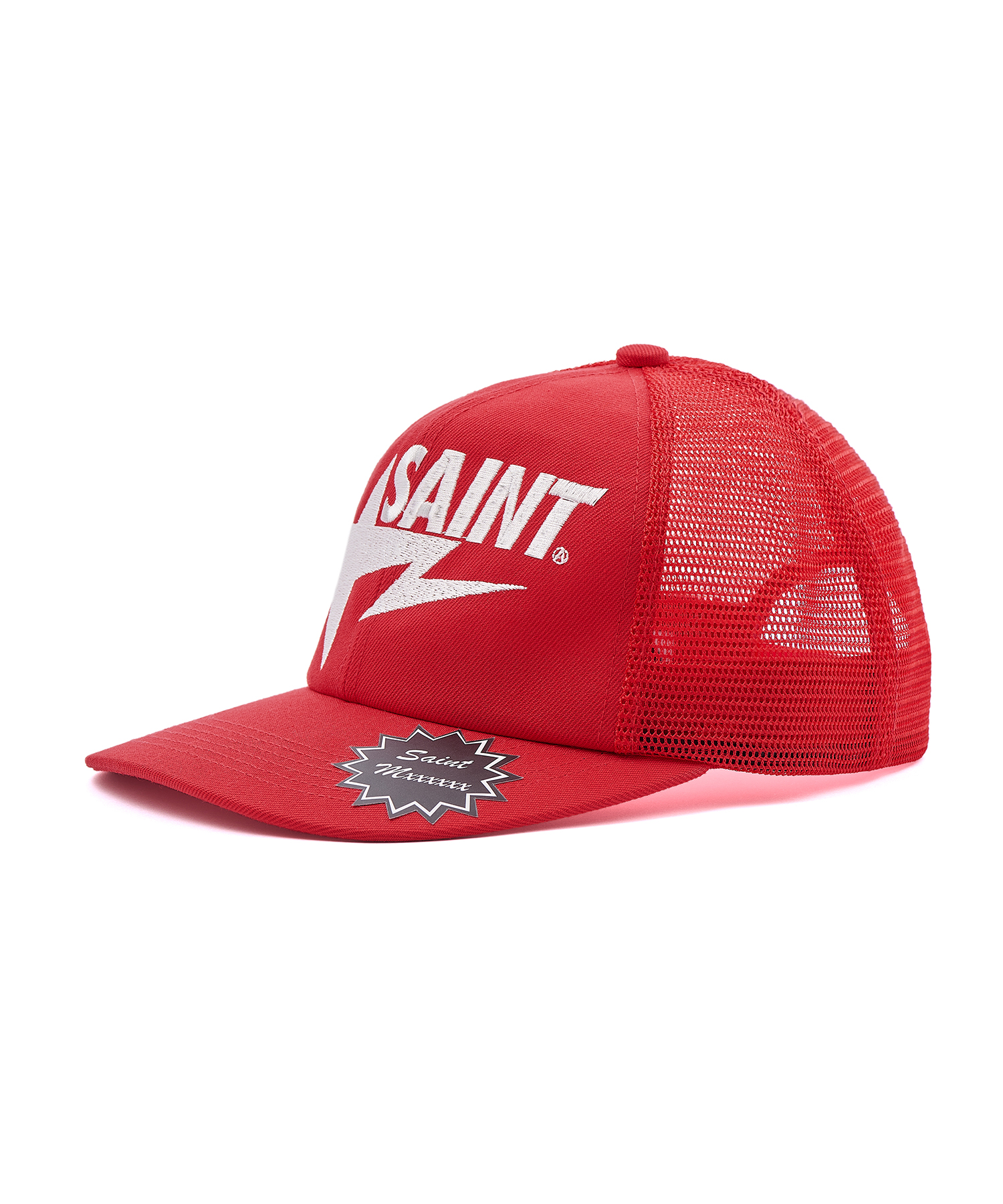SM-MK8-0000-C60/BAPE_MESH CAP/RED SAINT M××××××