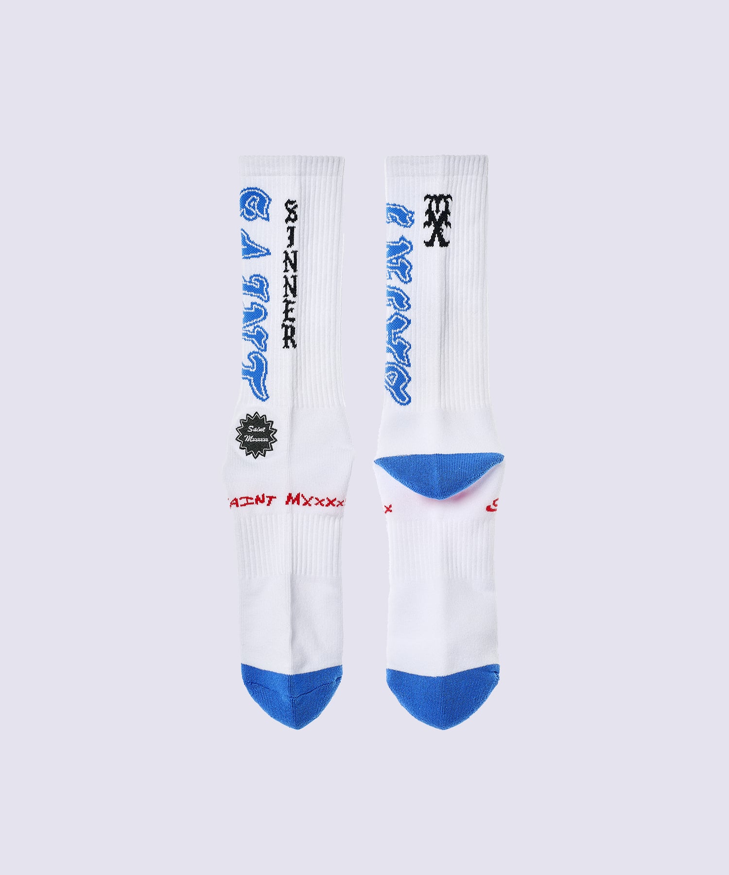 SM-MK8-0000-107/SOCKS/SAINT/WHITE BLUE SAINT M××××××