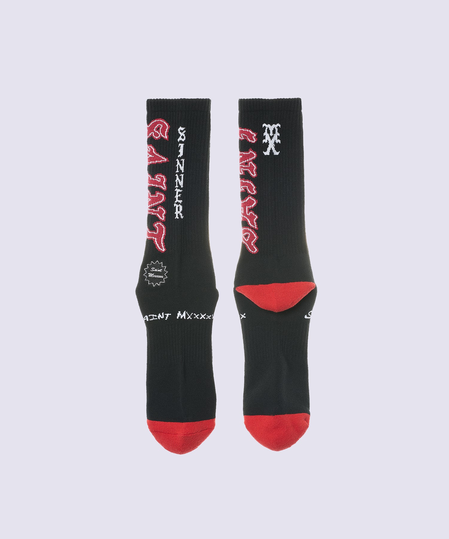 SM-MK8-0000-110/SOCKS/SAINT/BLACK RED SAINT M××××××