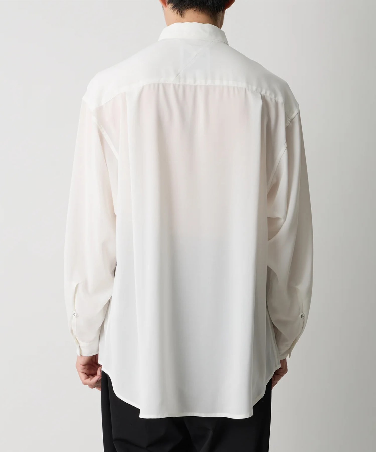 WIDE GUSSET SLEEVE REGULAR COLLAR SHIRT White Mountaineering